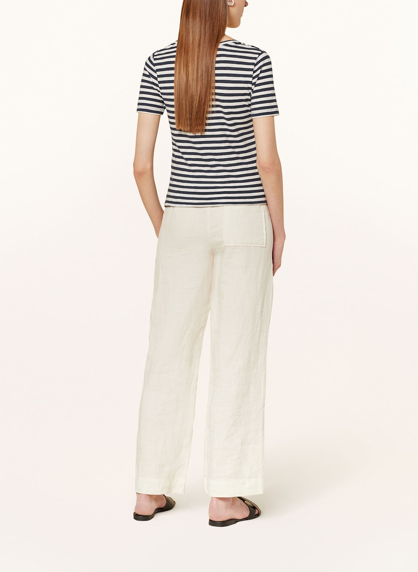 Marc O'Polo Tričko: REŽNÁ / TMAVĚ MODRÁ