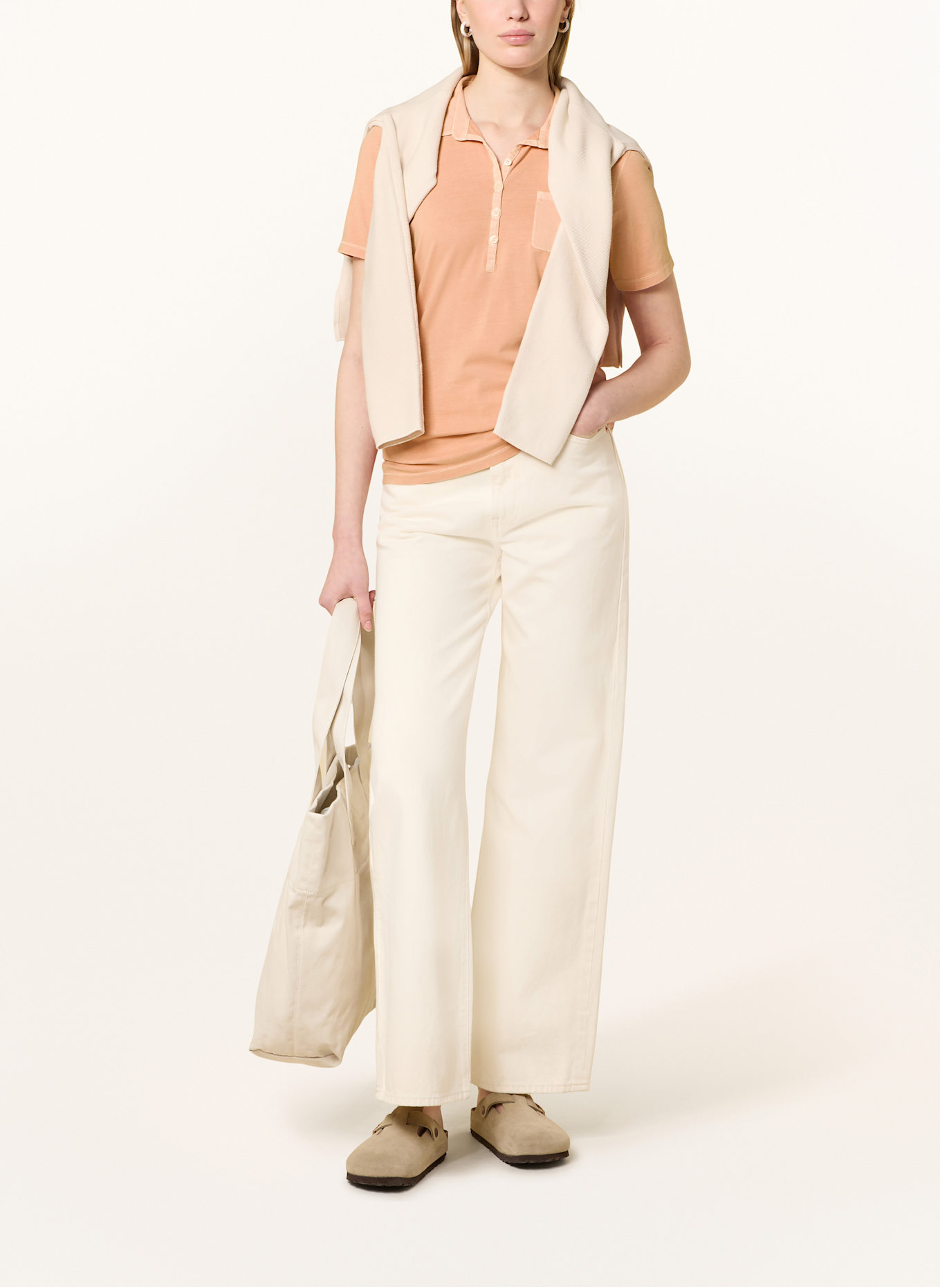 Marc O'Polo Jersey polo shirt: LIGHT ORANGE