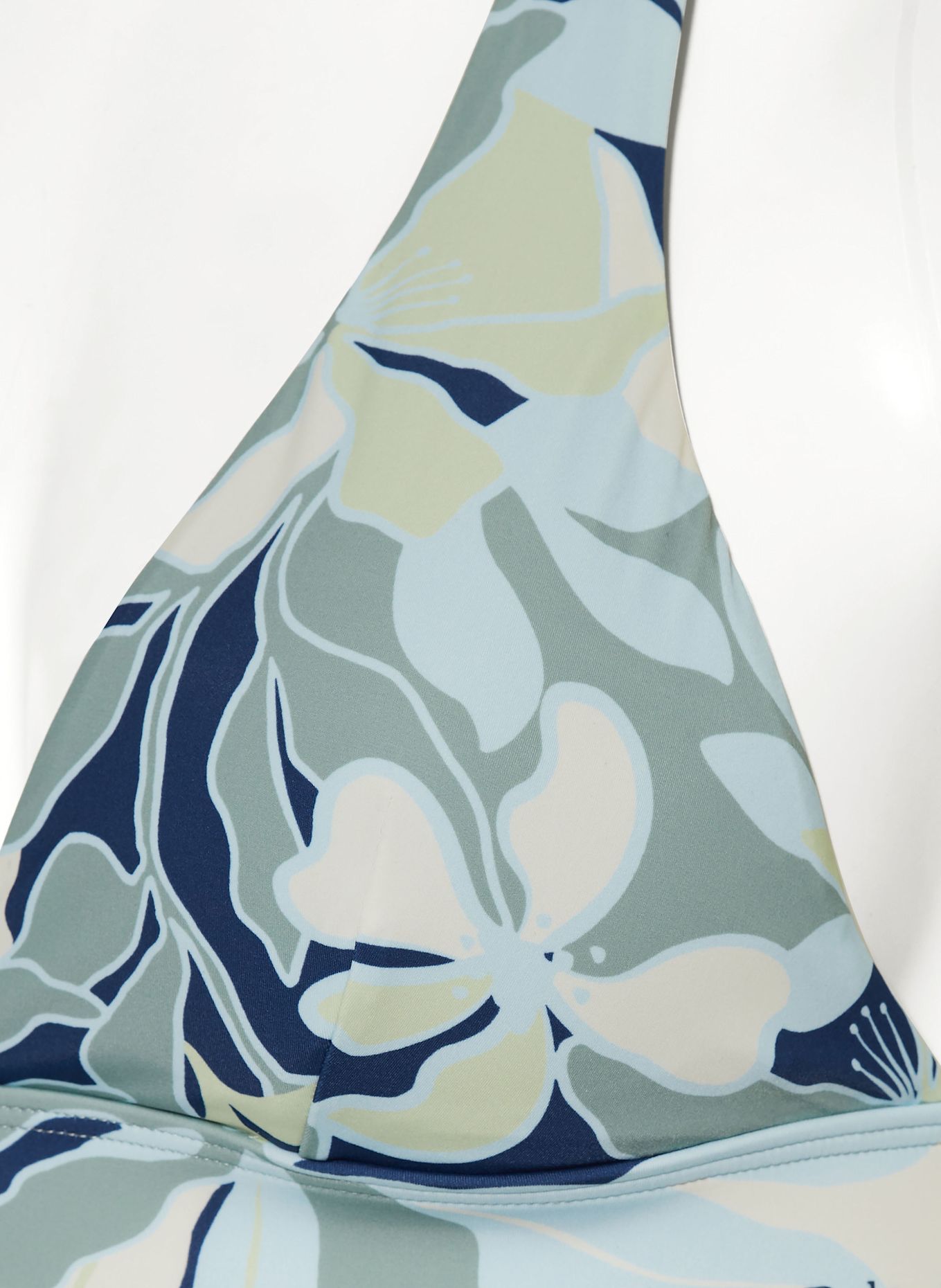 Marc O'Polo Neckholder-Bikini-Top: GRÜN/ MINT/ HELLGELB