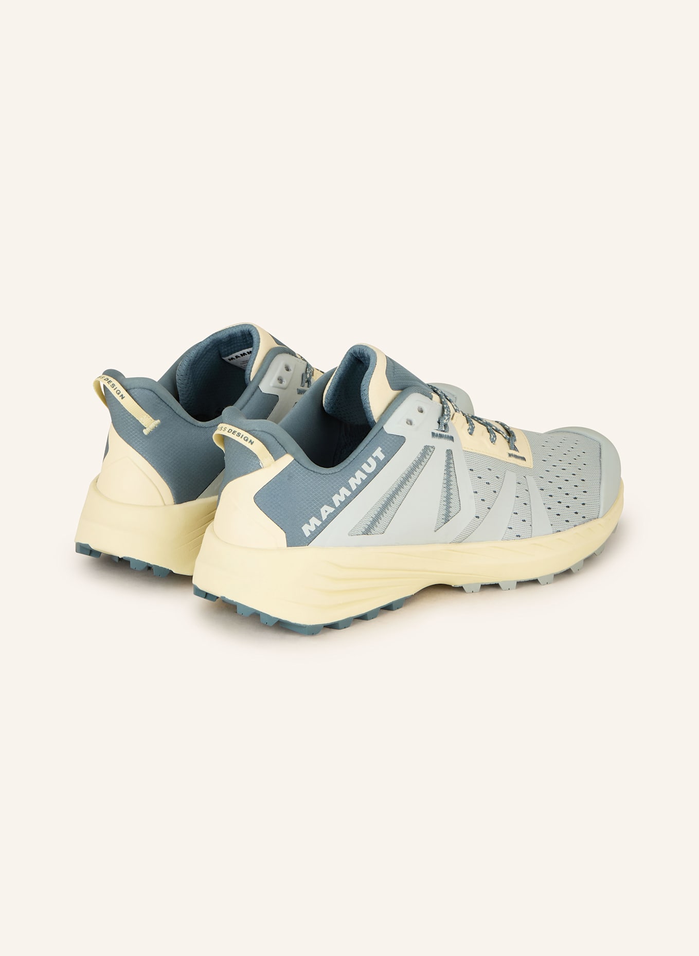 MAMMUT Wanderschuhe SAENTIS TR LOW: BLAUGRAU/ CREME/ PETROL