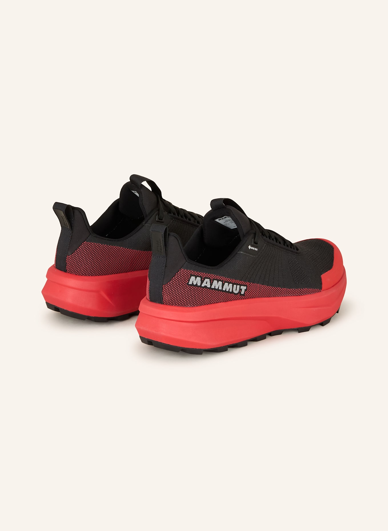 MAMMUT Turistické boty AENERGY MTN LOW GTX: ČERNÁ/ ČERVENÁ
