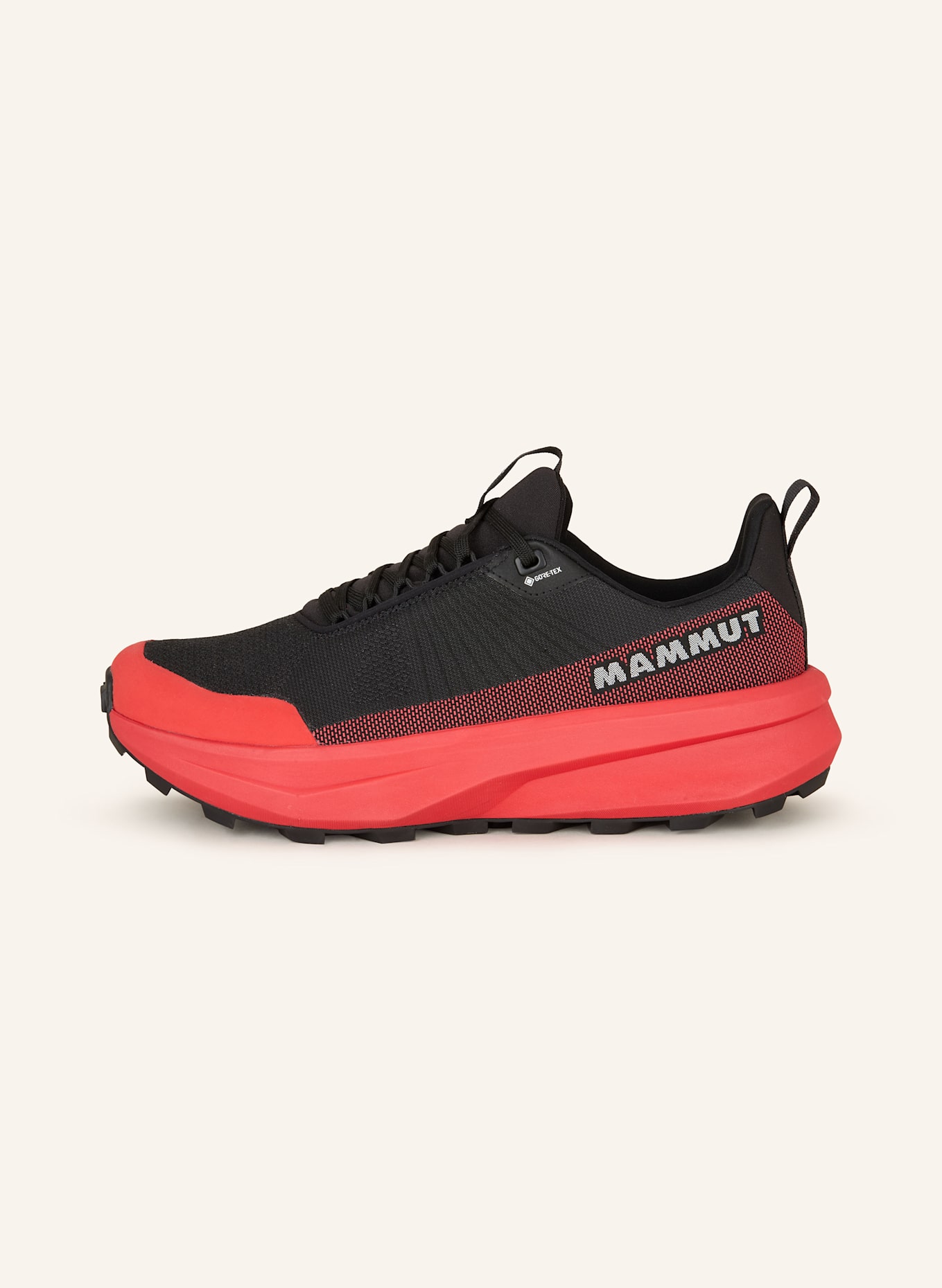 MAMMUT Turistické boty AENERGY MTN LOW GTX: ČERNÁ/ ČERVENÁ