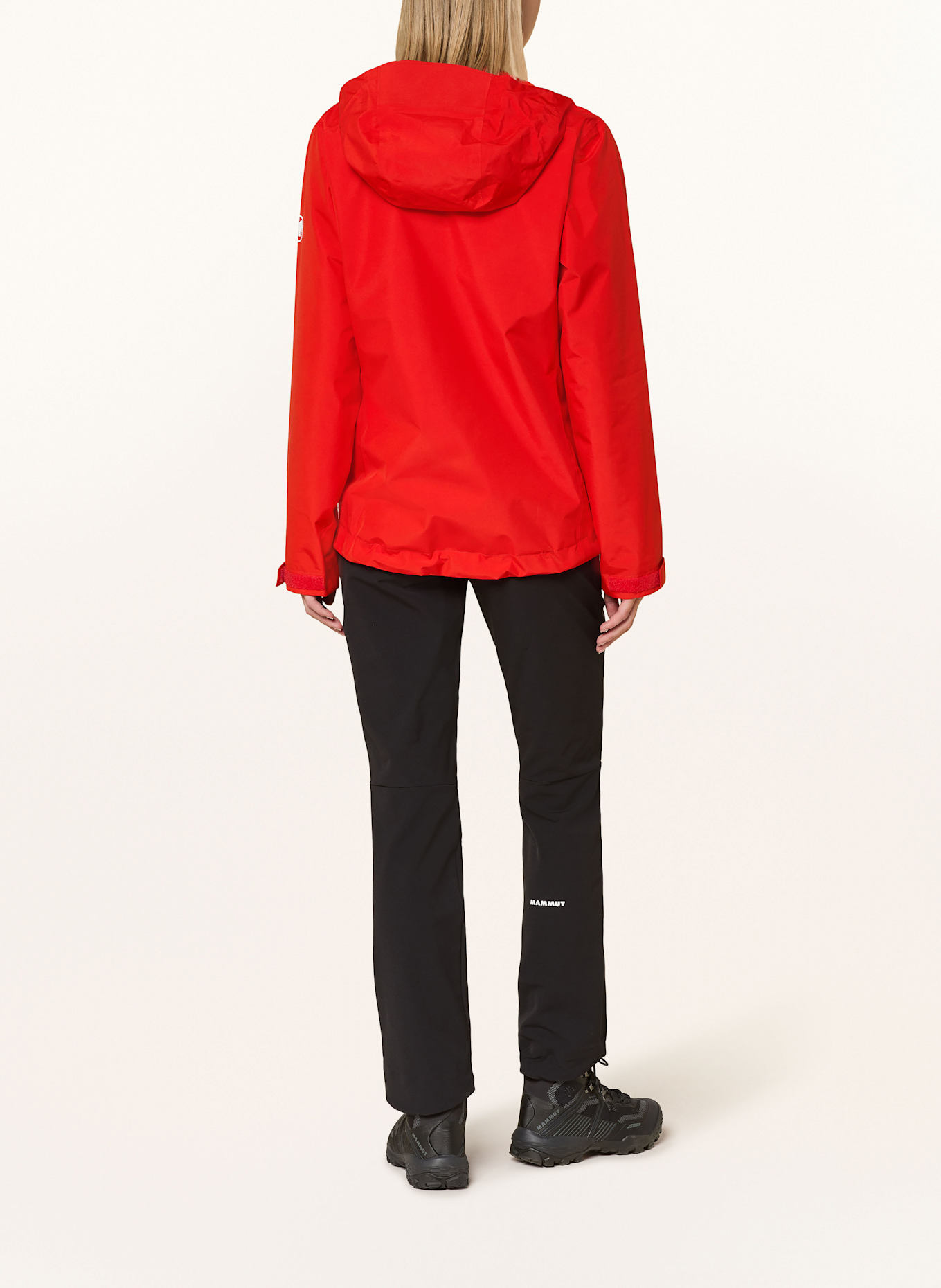 MAMMUT Funkční bunda TREELINE LIGHT HS HOODED: ČERVENÁ