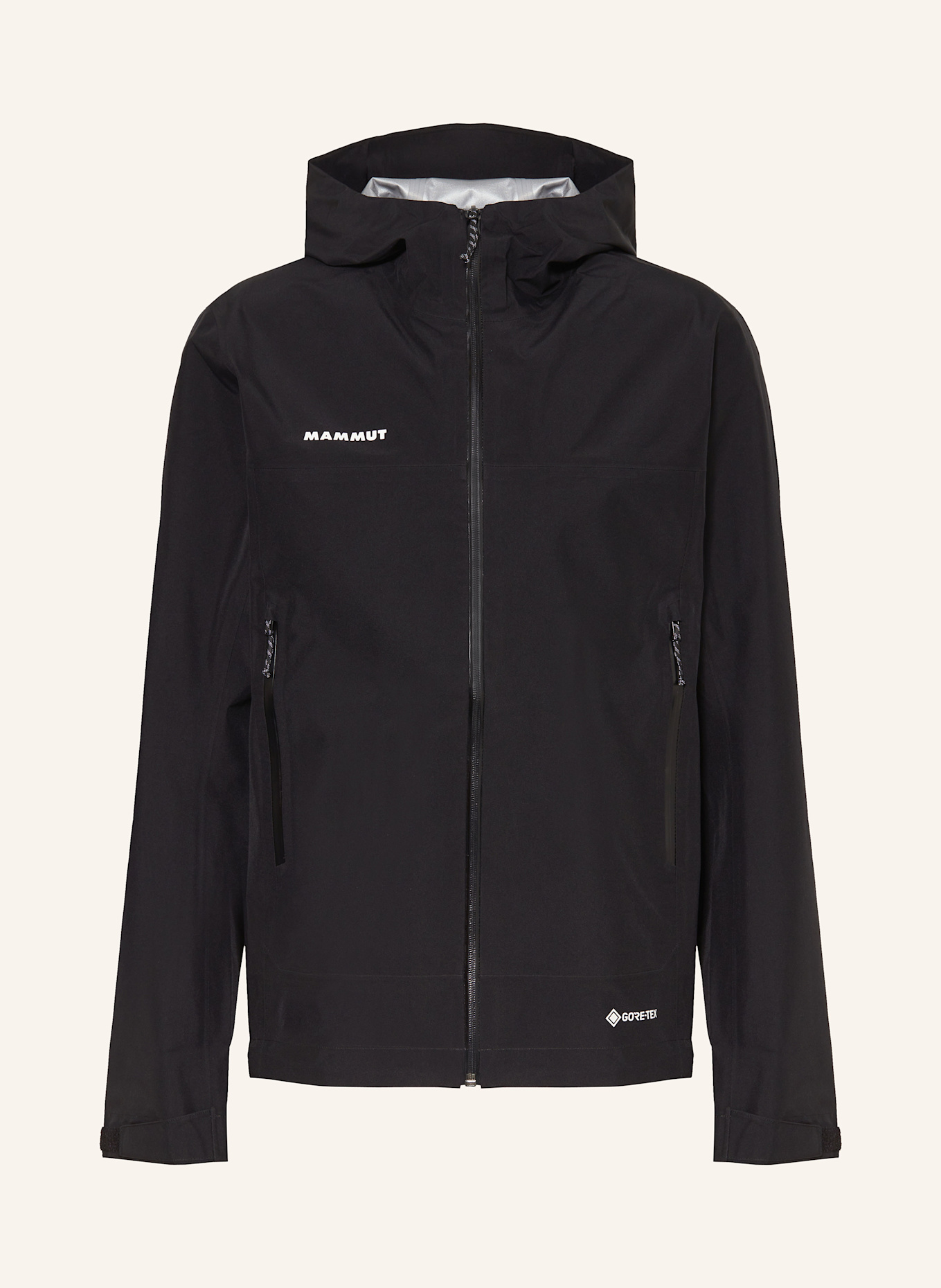 MAMMUT CRATER LIGHT HS HOODED hardshell jacket, Color: BLACK (Image 1)