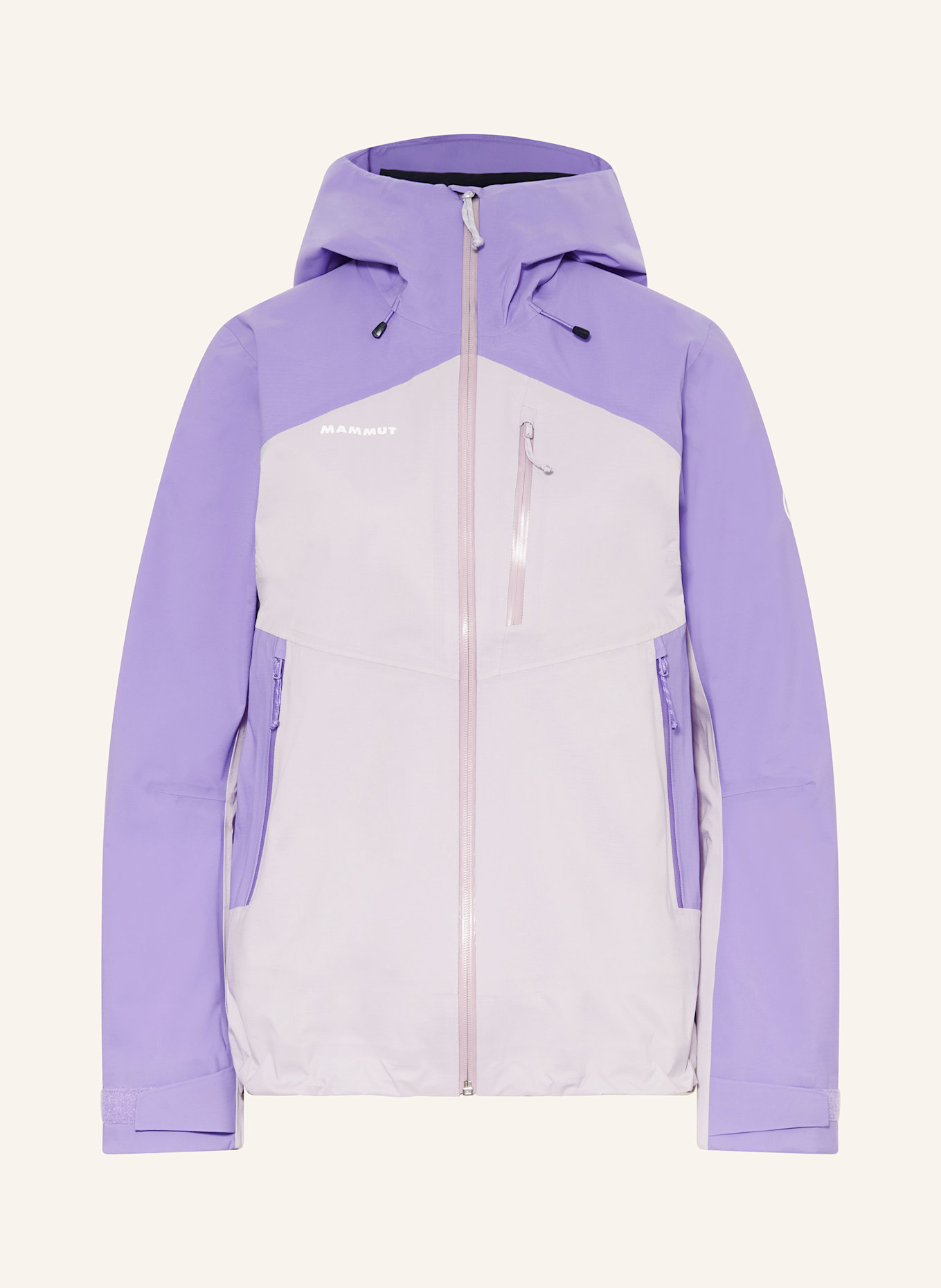 MAMMUT Funktionsjacke ALTO GUIDE: LILA / HELLGRAU