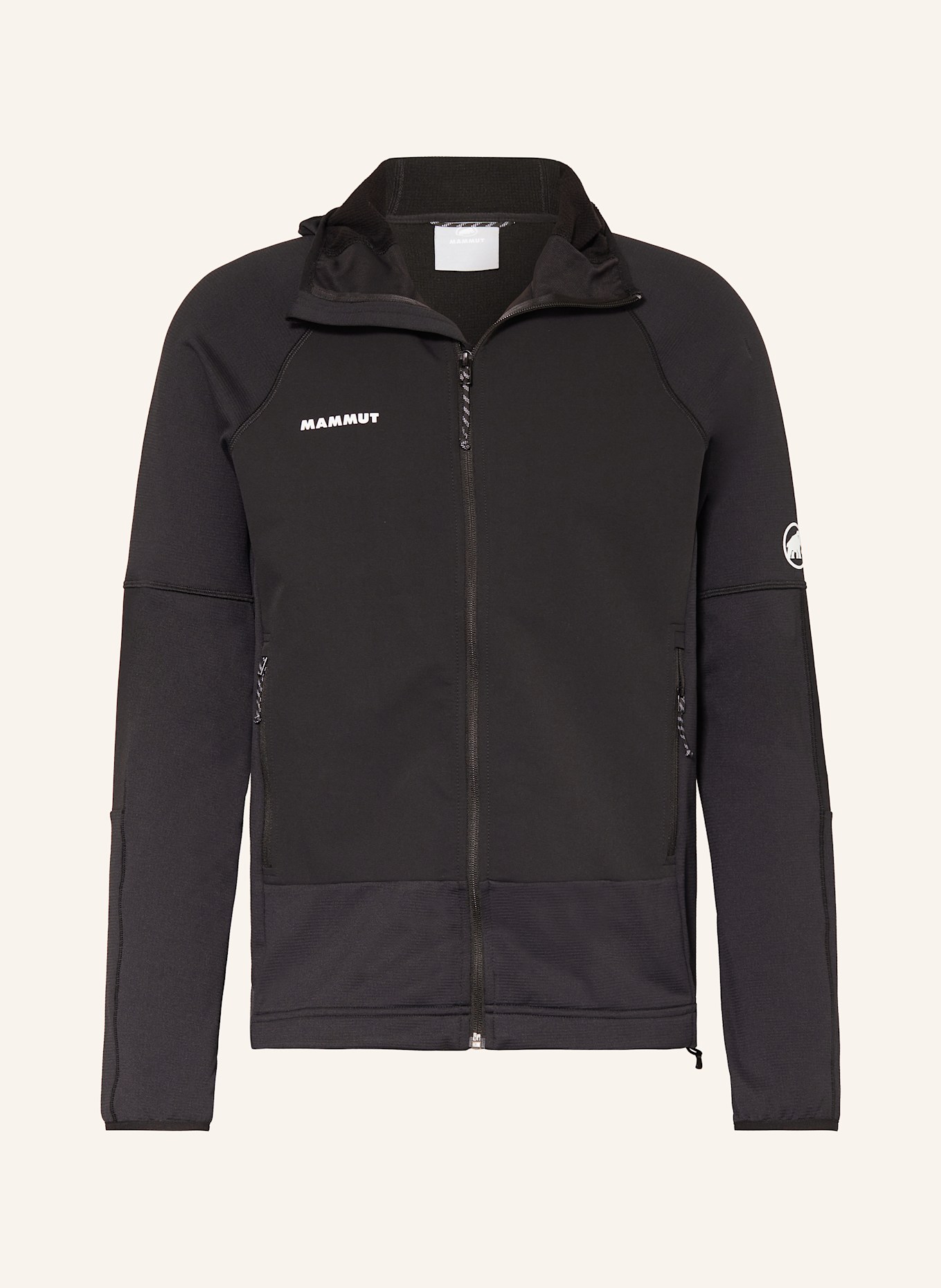 MAMMUT Midlayer-Jacke MASSONE ML HOODED: SCHWARZ
