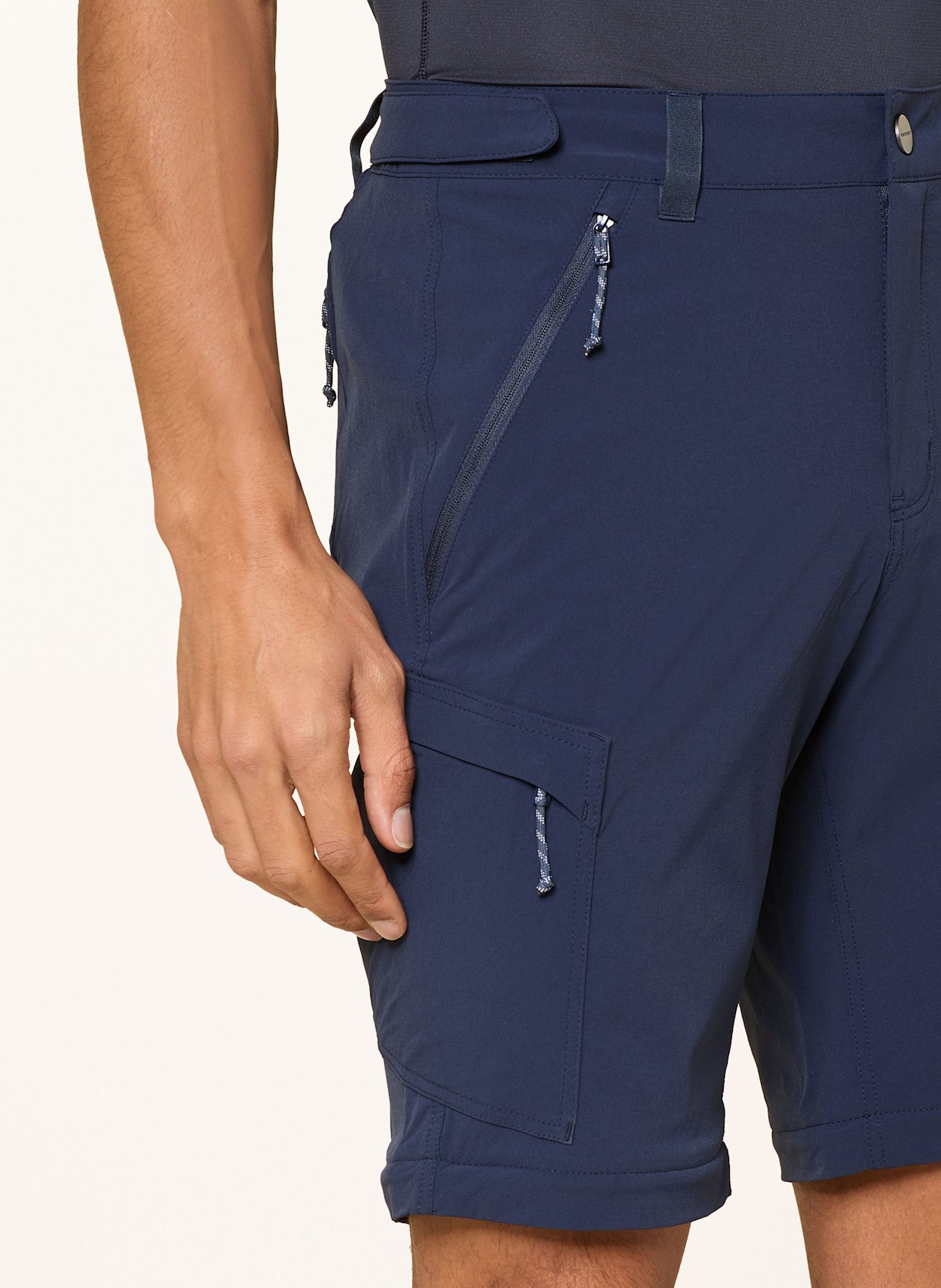 MAMMUT Zip-off kalhoty RUNBOLD IV ZIP OFF: TMAVĚ MODRÁ