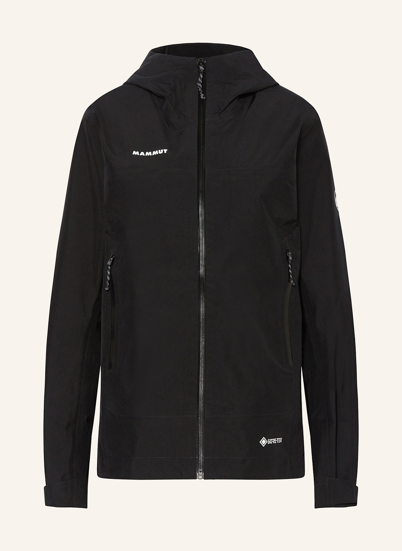 MAMMUT CRATER LIGHT HS HOODED hardshell jacket, Color: BLACK (Image 1)