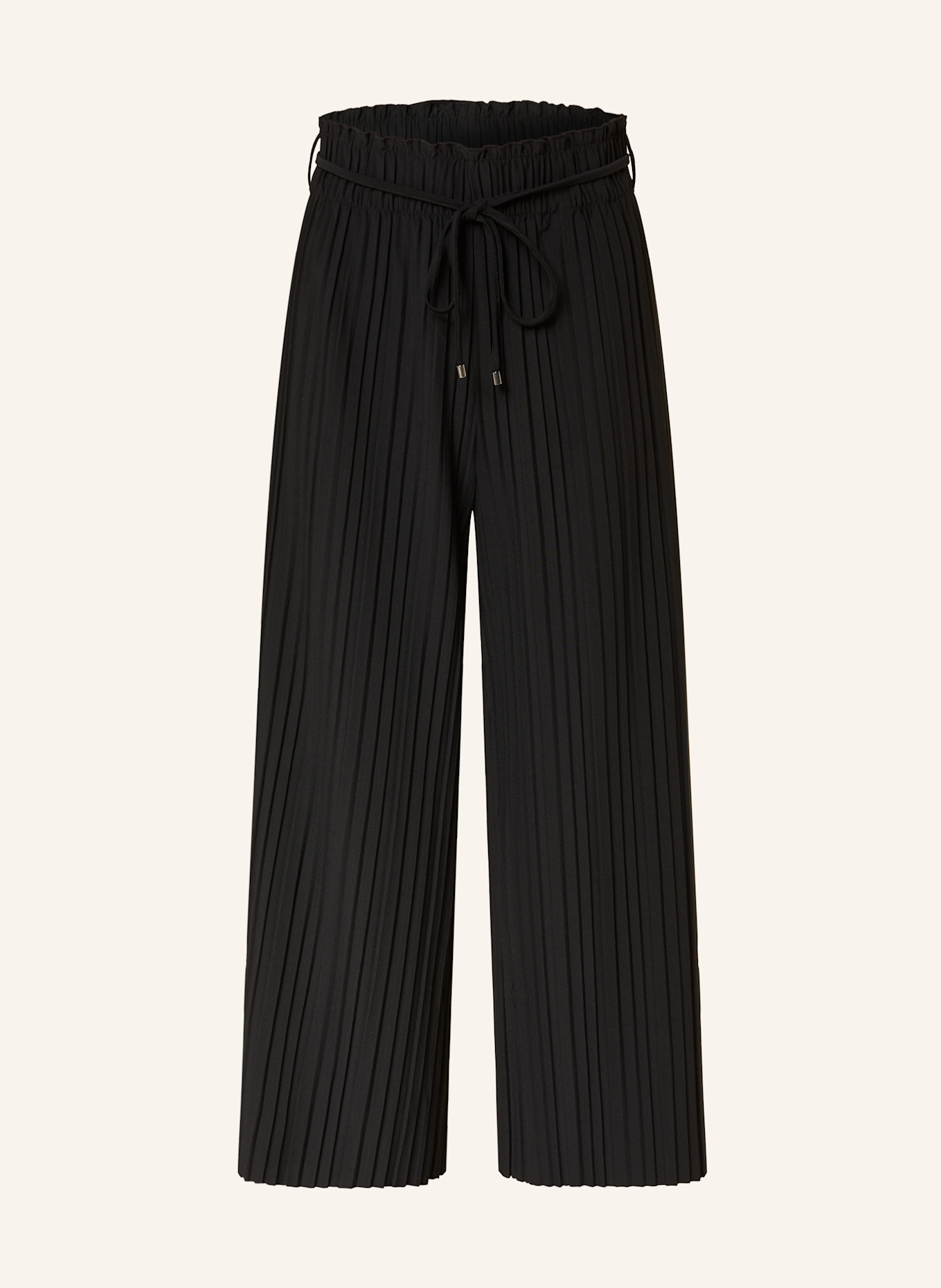 s.Oliver BLACK LABEL Culottes with pleats: BLACK