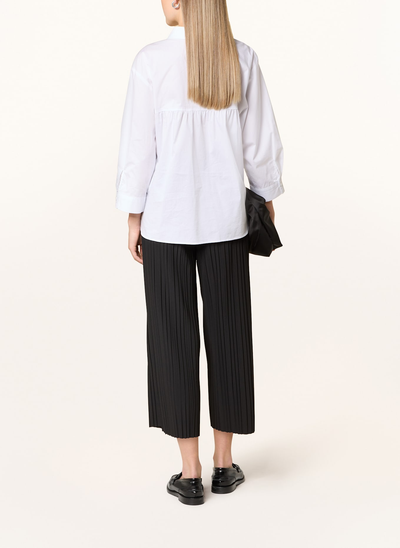 s.Oliver BLACK LABEL Culottes with pleats: BLACK