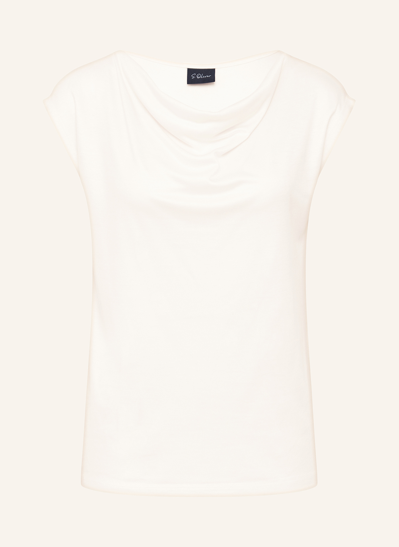 s.Oliver BLACK LABEL T-shirt: ECRU