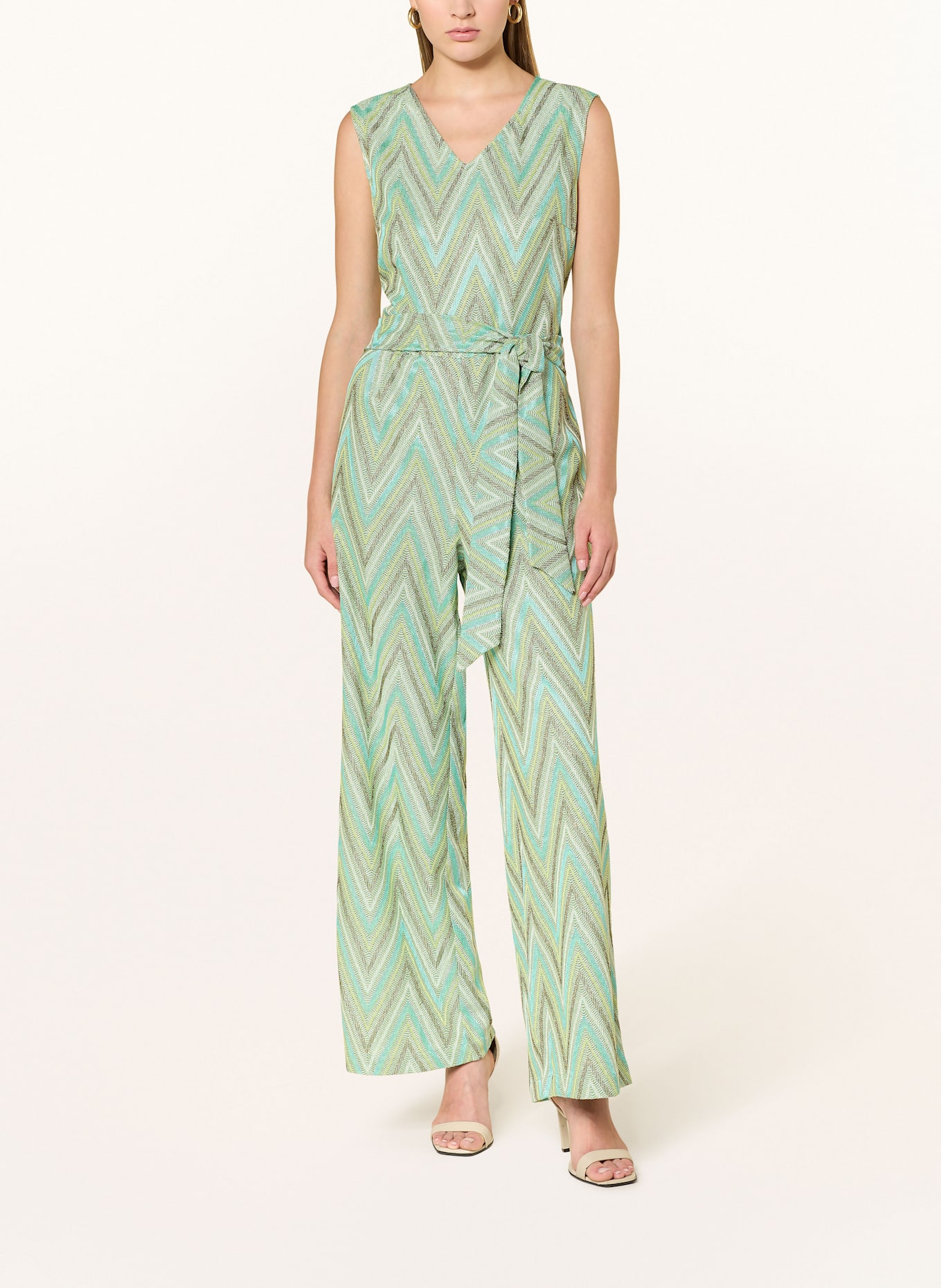 CARTOON Overal s třpytivou přízí: MÁTOVÁ / ZELENÁ