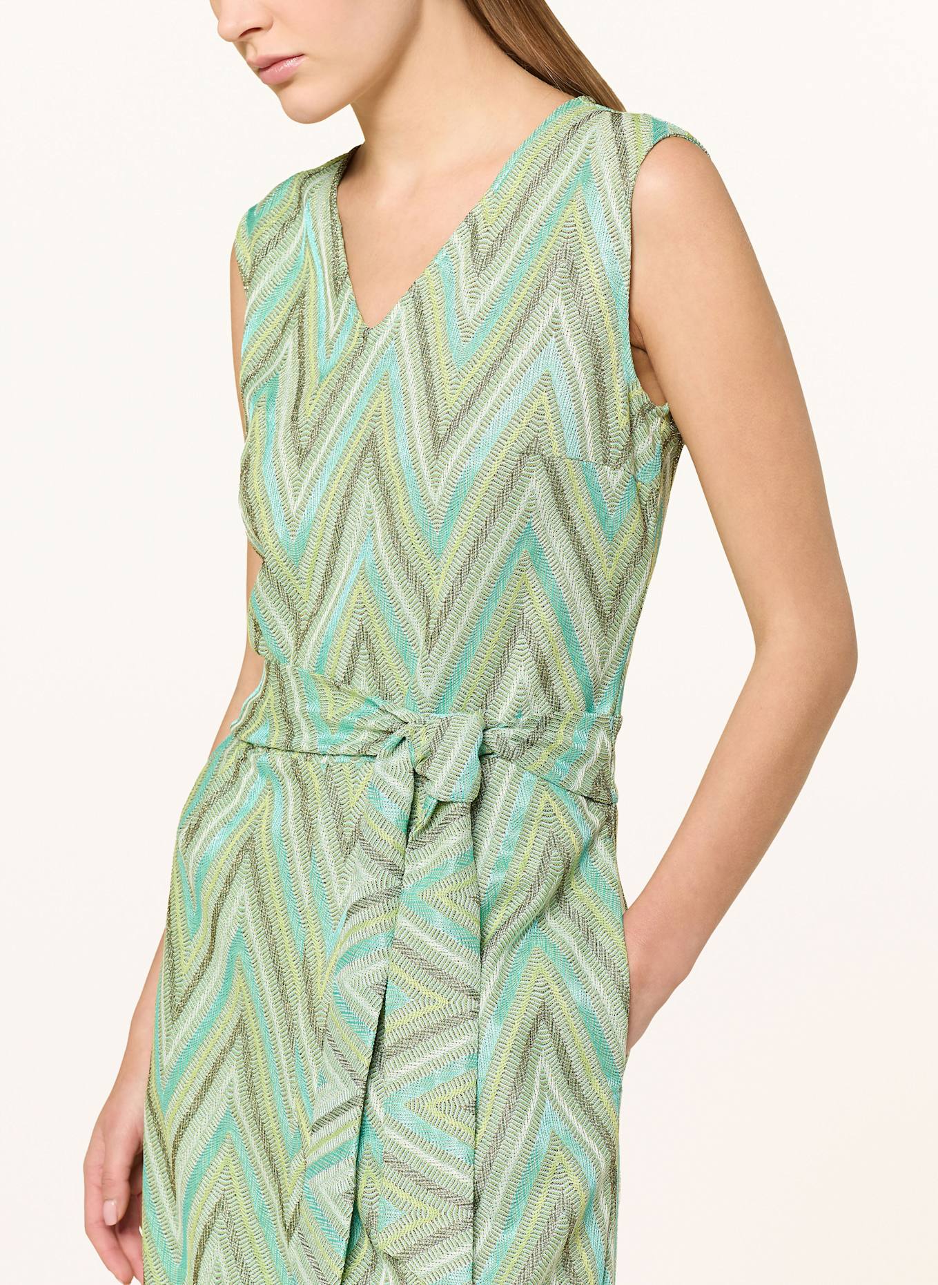 CARTOON Overal s třpytivou přízí: MÁTOVÁ / ZELENÁ