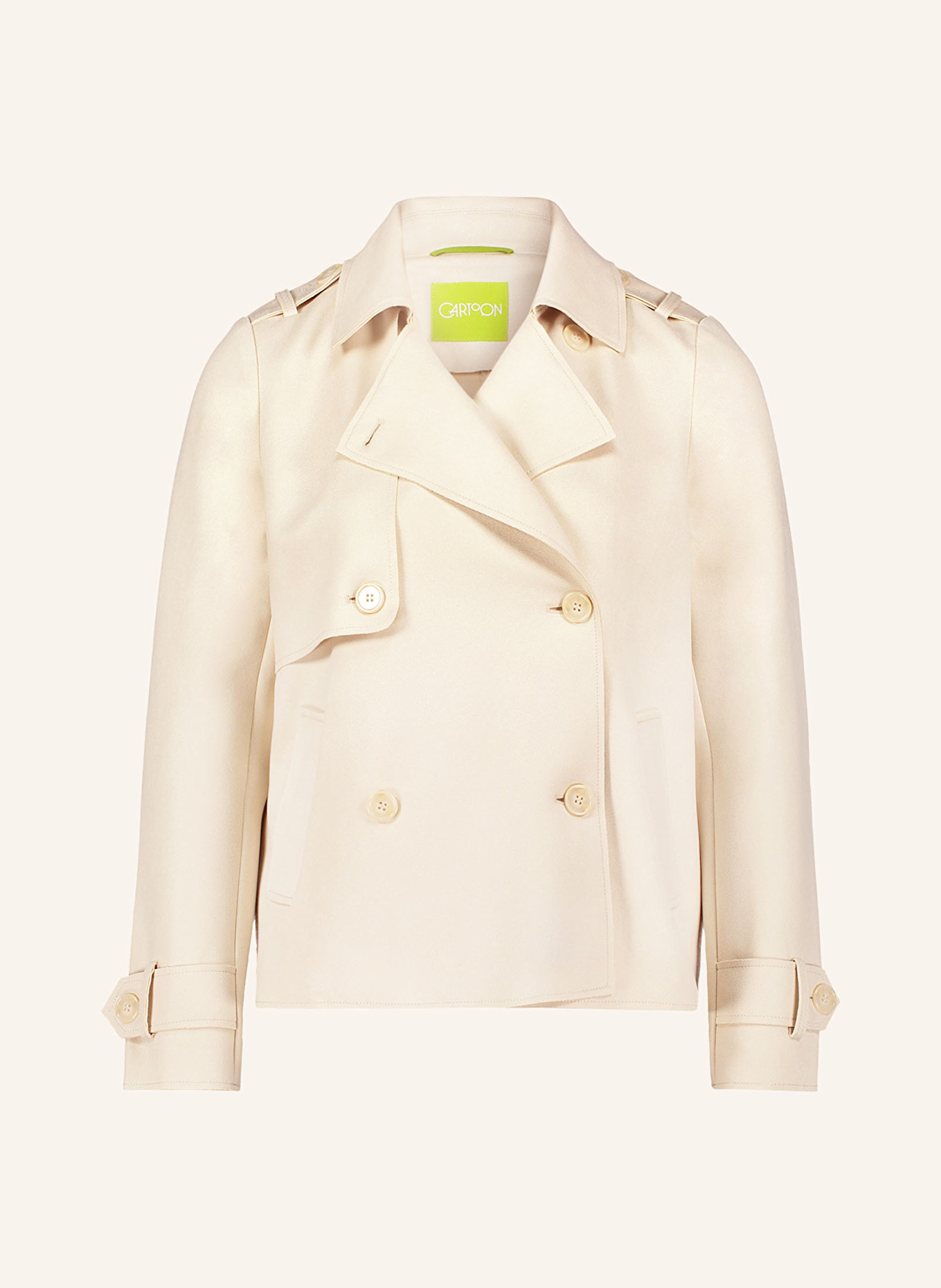 CARTOON Trench-Jacke: ECRU