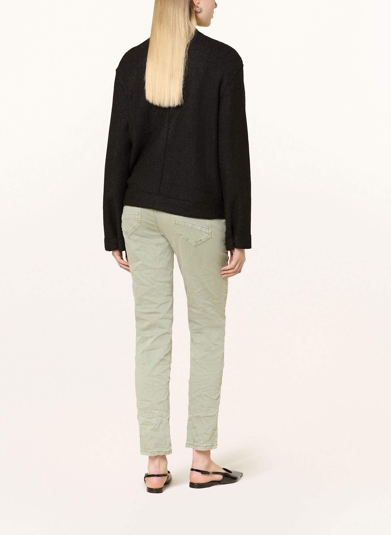 CARTOON Džíny Relaxed Fit: OLIVOVÁ