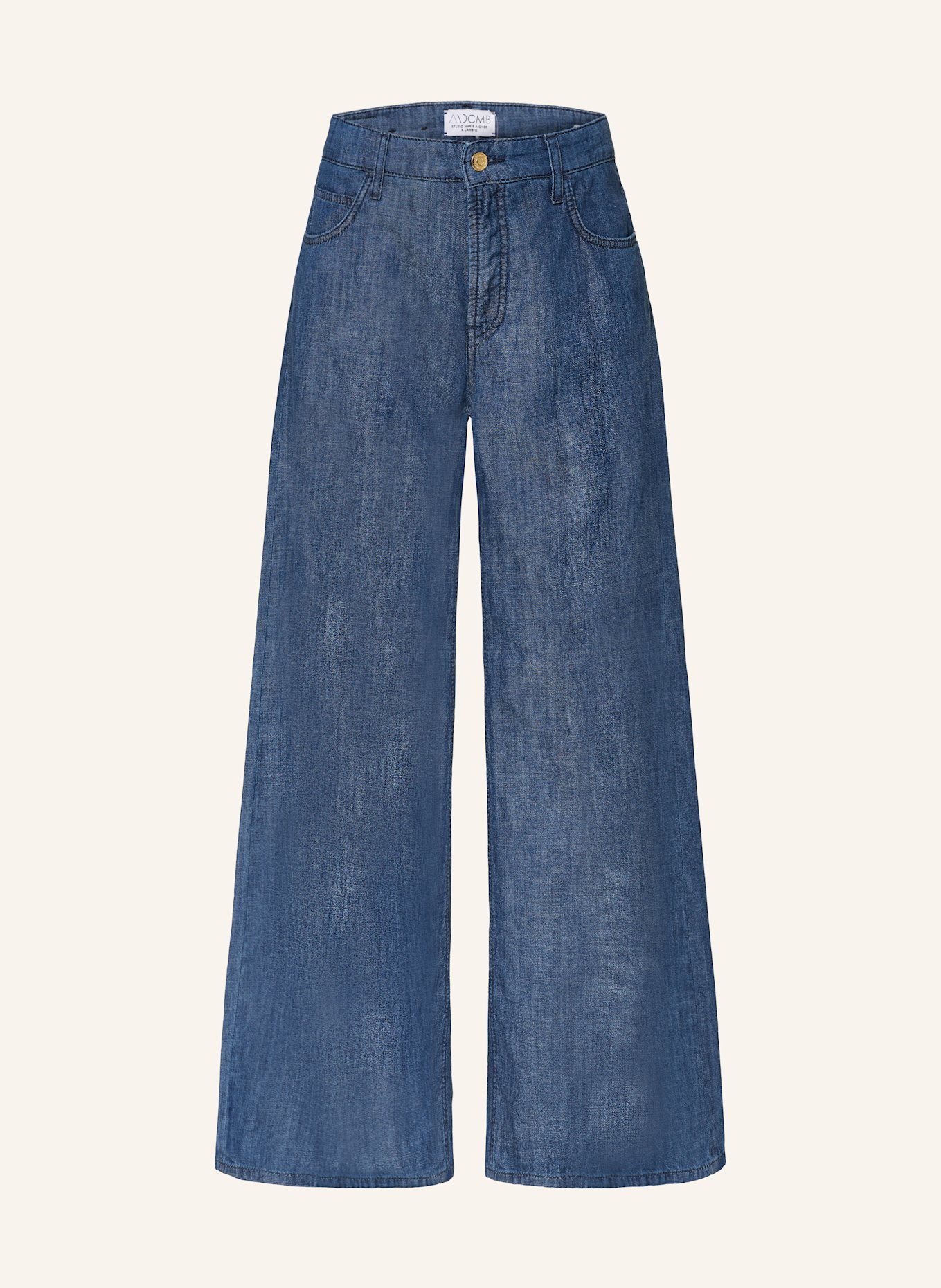 CAMBIO Wide leg jeans: 5003 eco exclusive dark