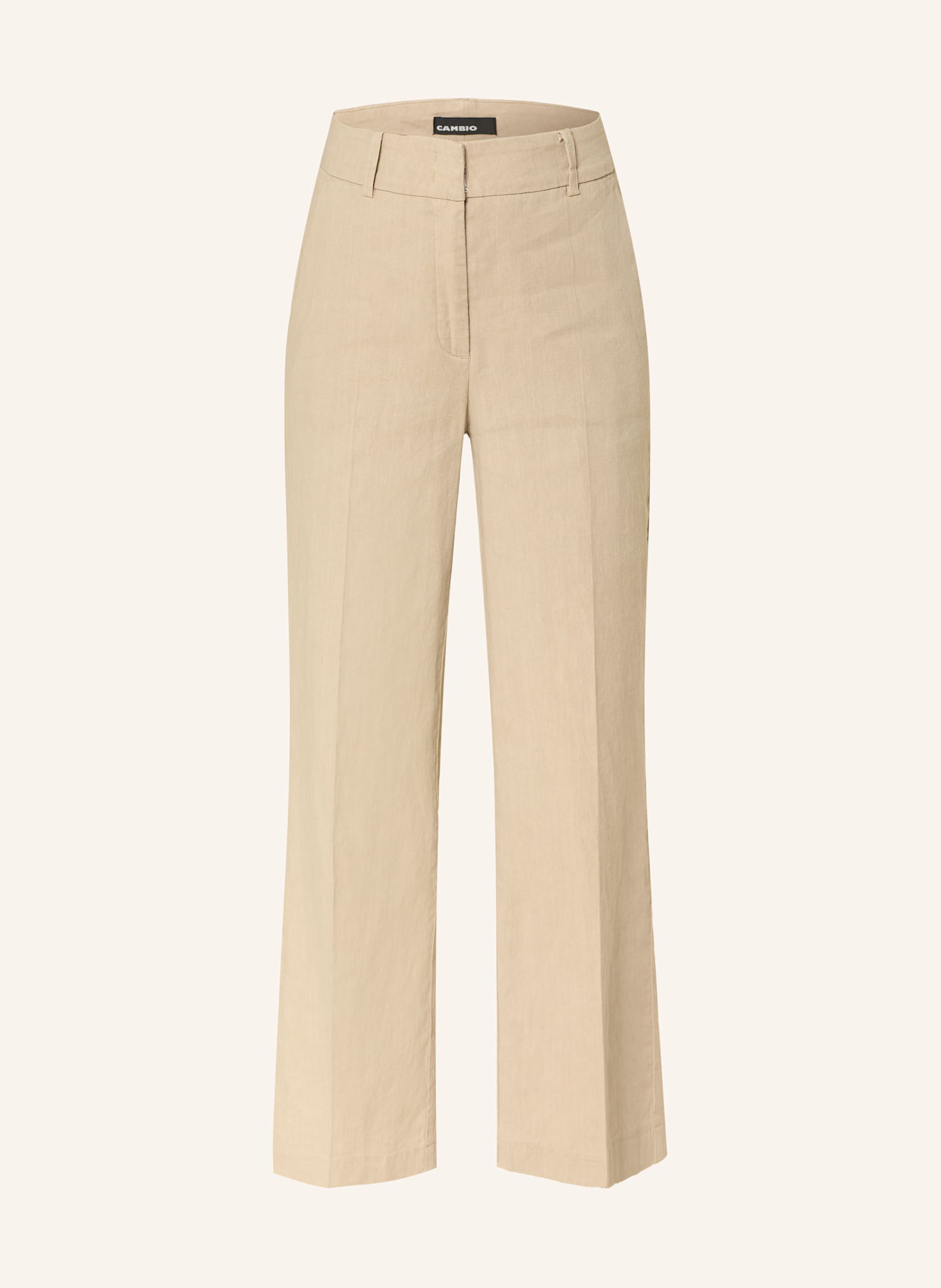 CAMBIO 7/8-Chino CALIFORNIA mit Leinen, Farbe: BEIGE (Bild 1)