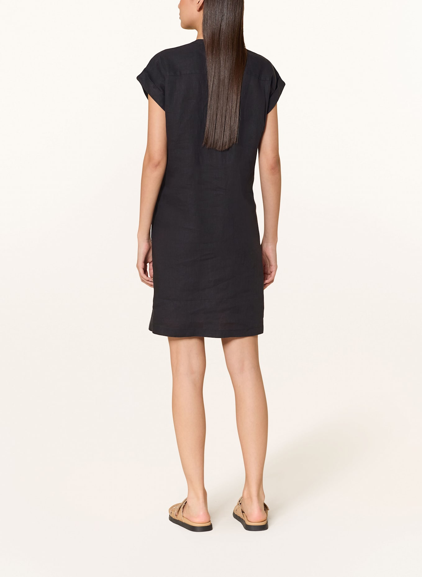 lilienfels Leinentunika: SCHWARZ