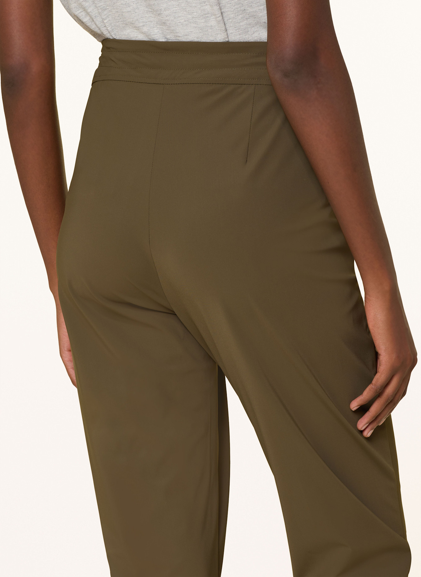 RAFFAELLO ROSSI Spodnie 7/8 AZRA z dżerseju: OLIWKOWY