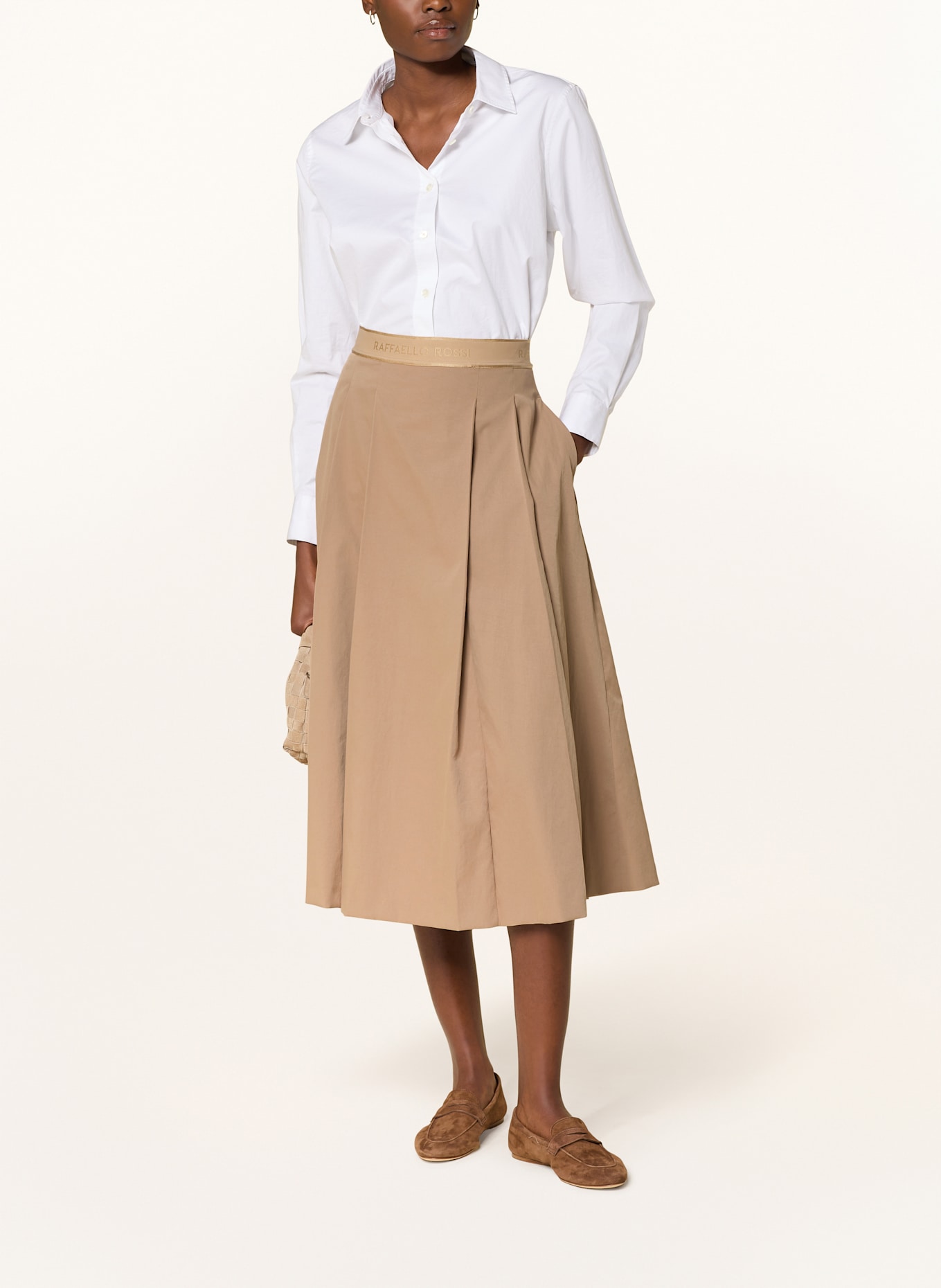 RAFFAELLO ROSSI Spódnica VIVIAN: JASNOBRĄZOWY
