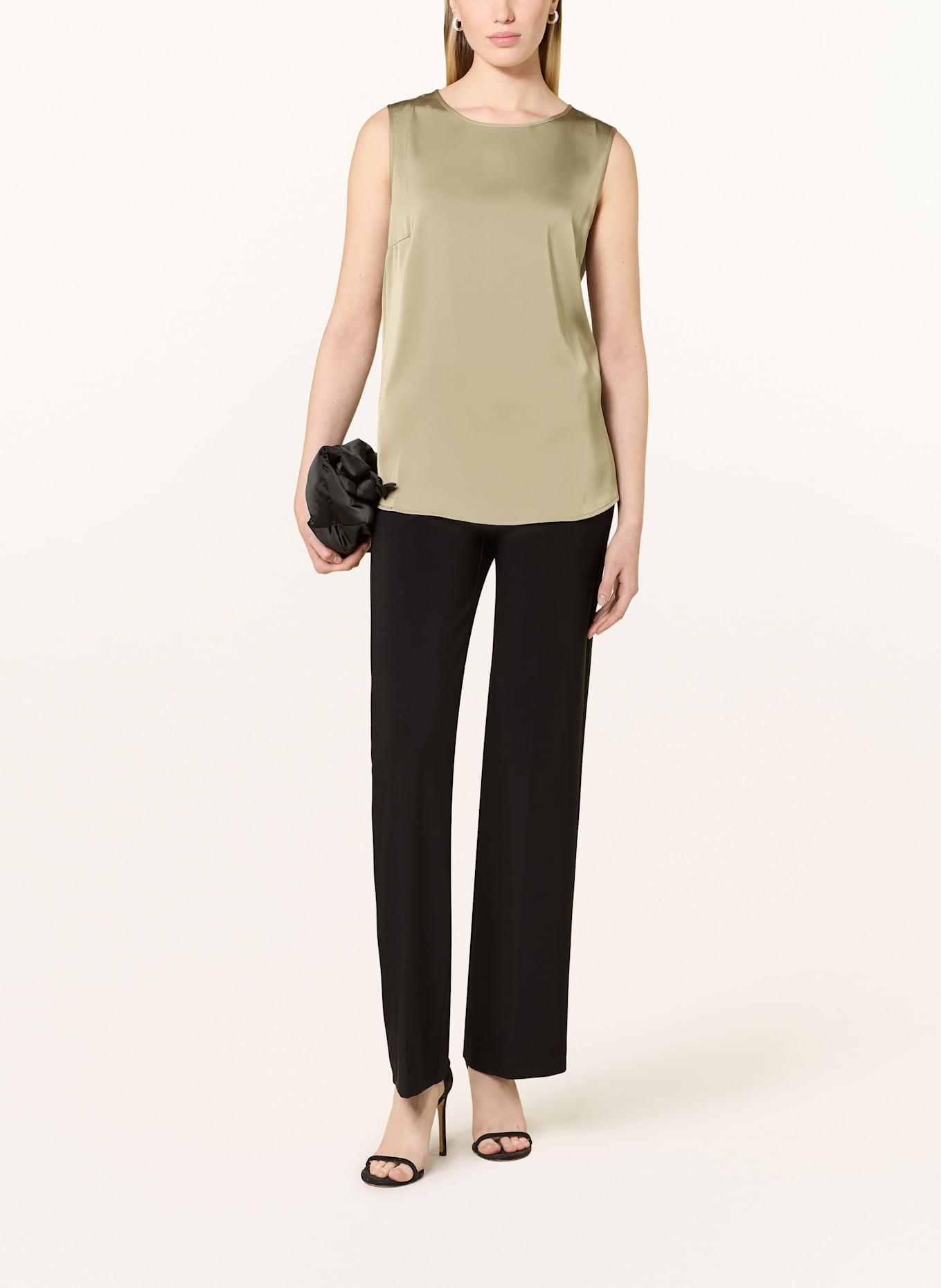 Betty Barclay Blusentop aus Satin: OLIV