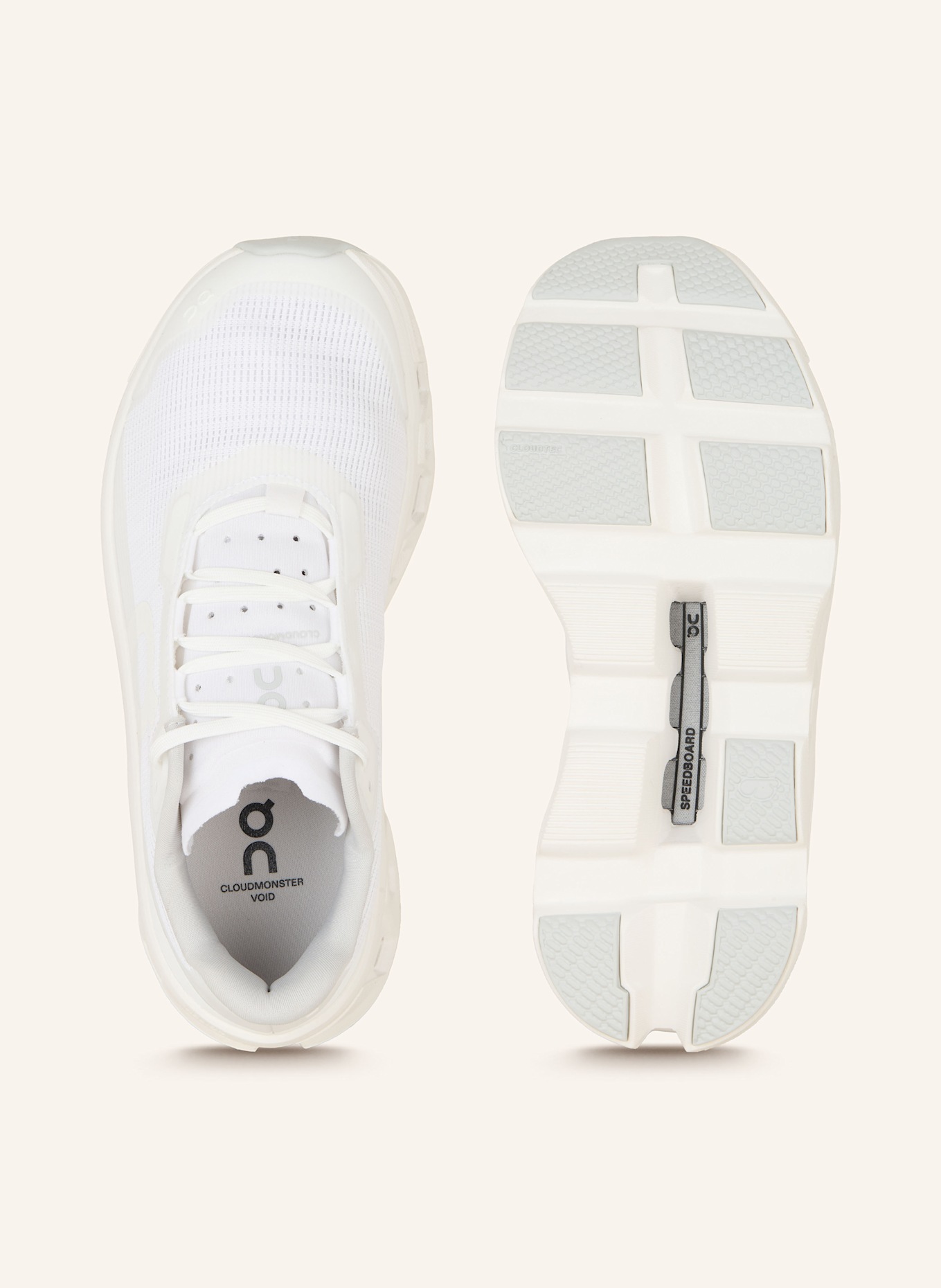 On Sneaker CLOUDMONSTER VOID: WEISS