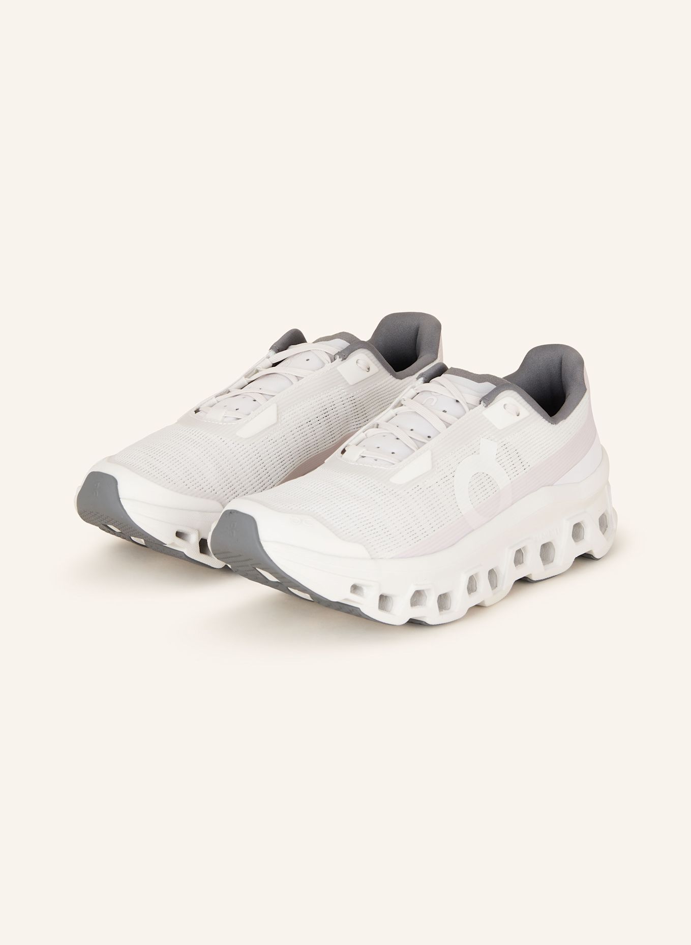 On Sneaker CLOUDMONSTER VOID: WEISS/ HELLGRAU