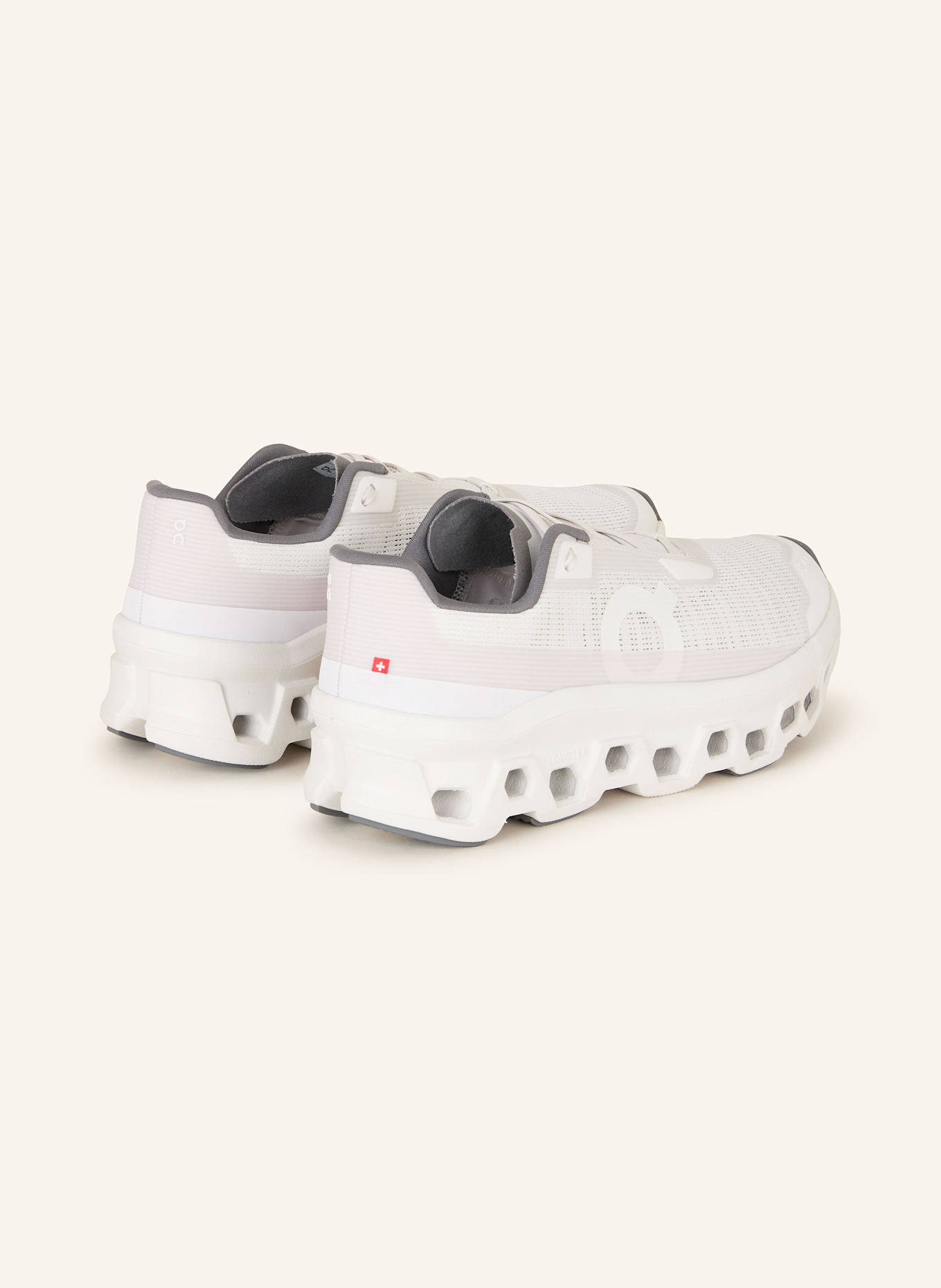 On Sneaker CLOUDMONSTER VOID: WEISS/ HELLGRAU
