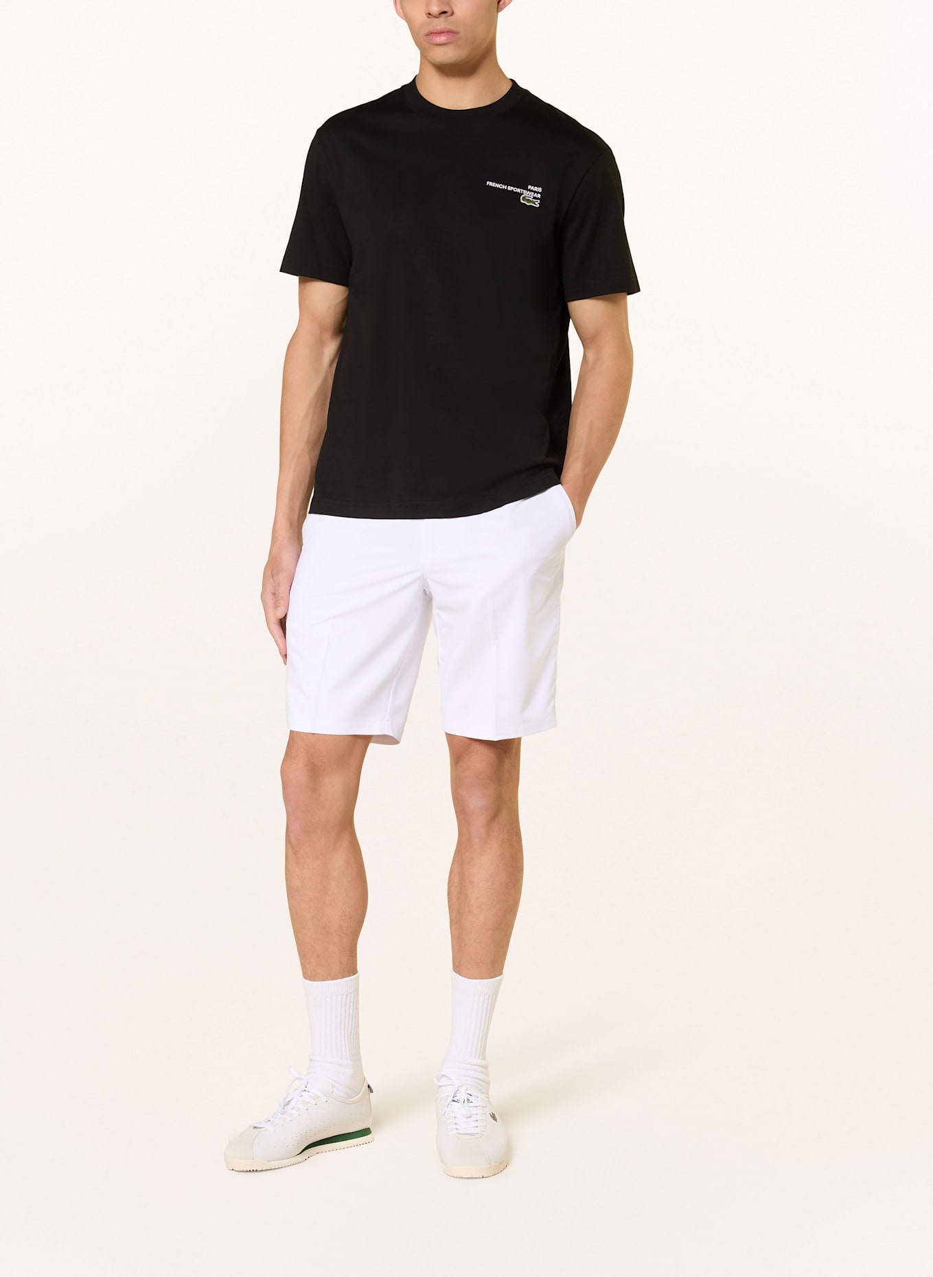 LACOSTE T-Shirt: SCHWARZ