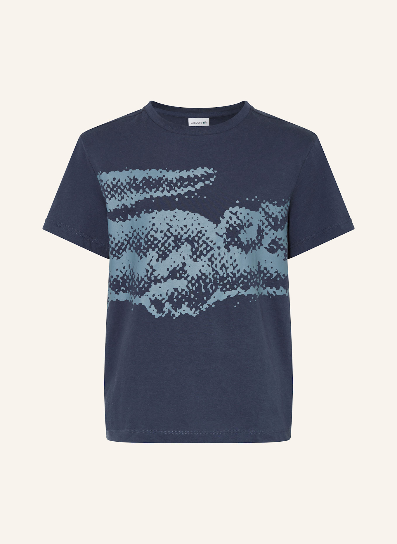 LACOSTE T-Shirt: DUNKELBLAU