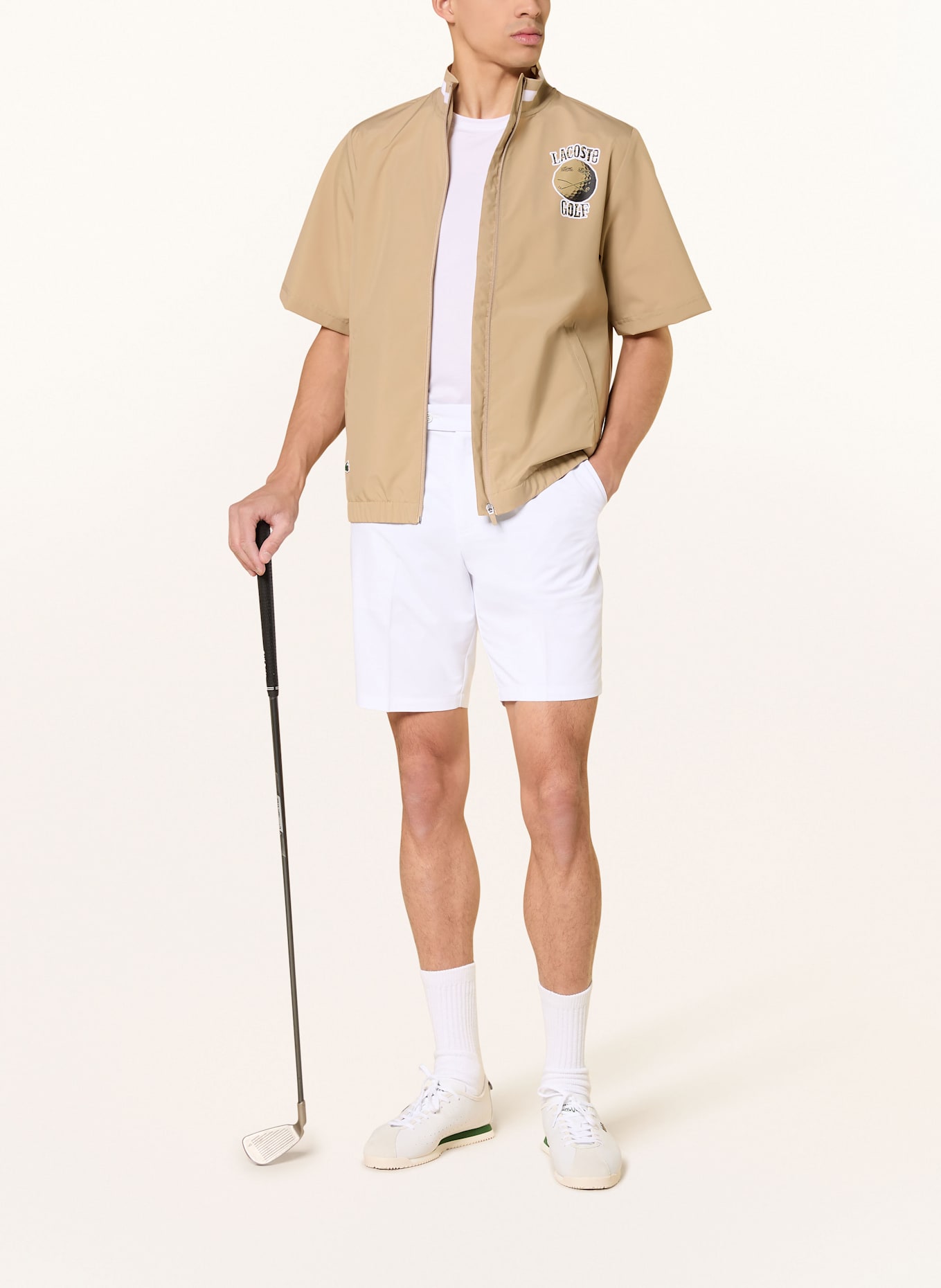 LACOSTE Funktionsjacke: BEIGE