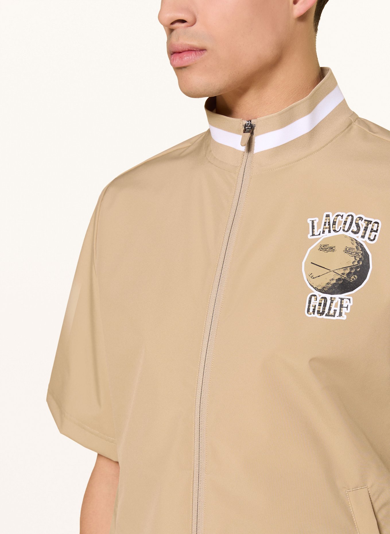 LACOSTE Funktionsjacke: BEIGE