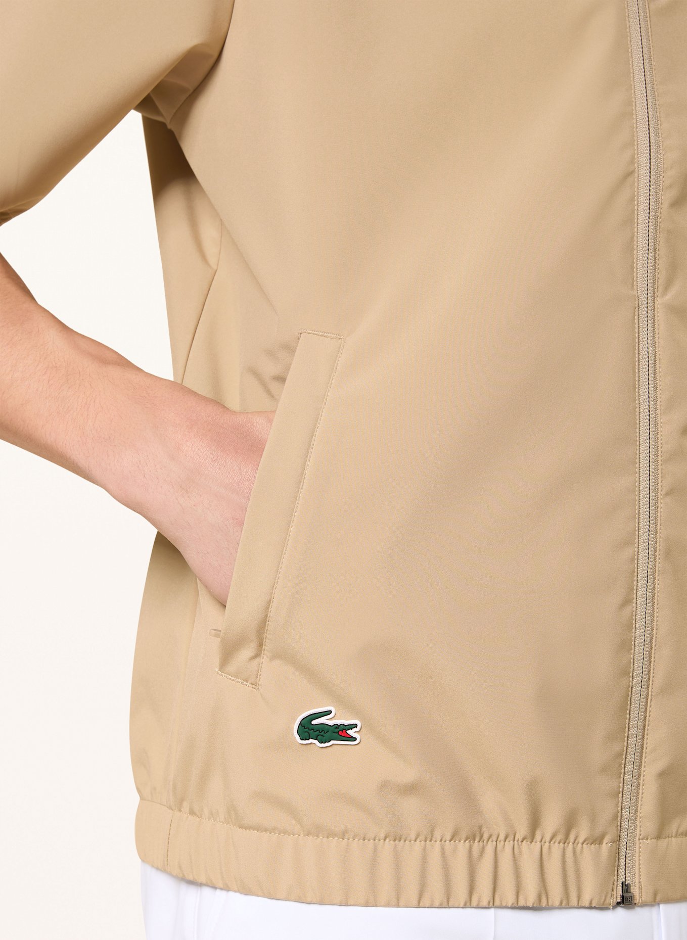 LACOSTE Funktionsjacke: BEIGE