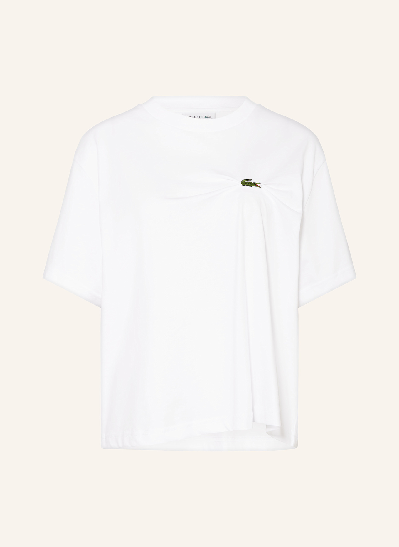 LACOSTE T-Shirt: WEISS