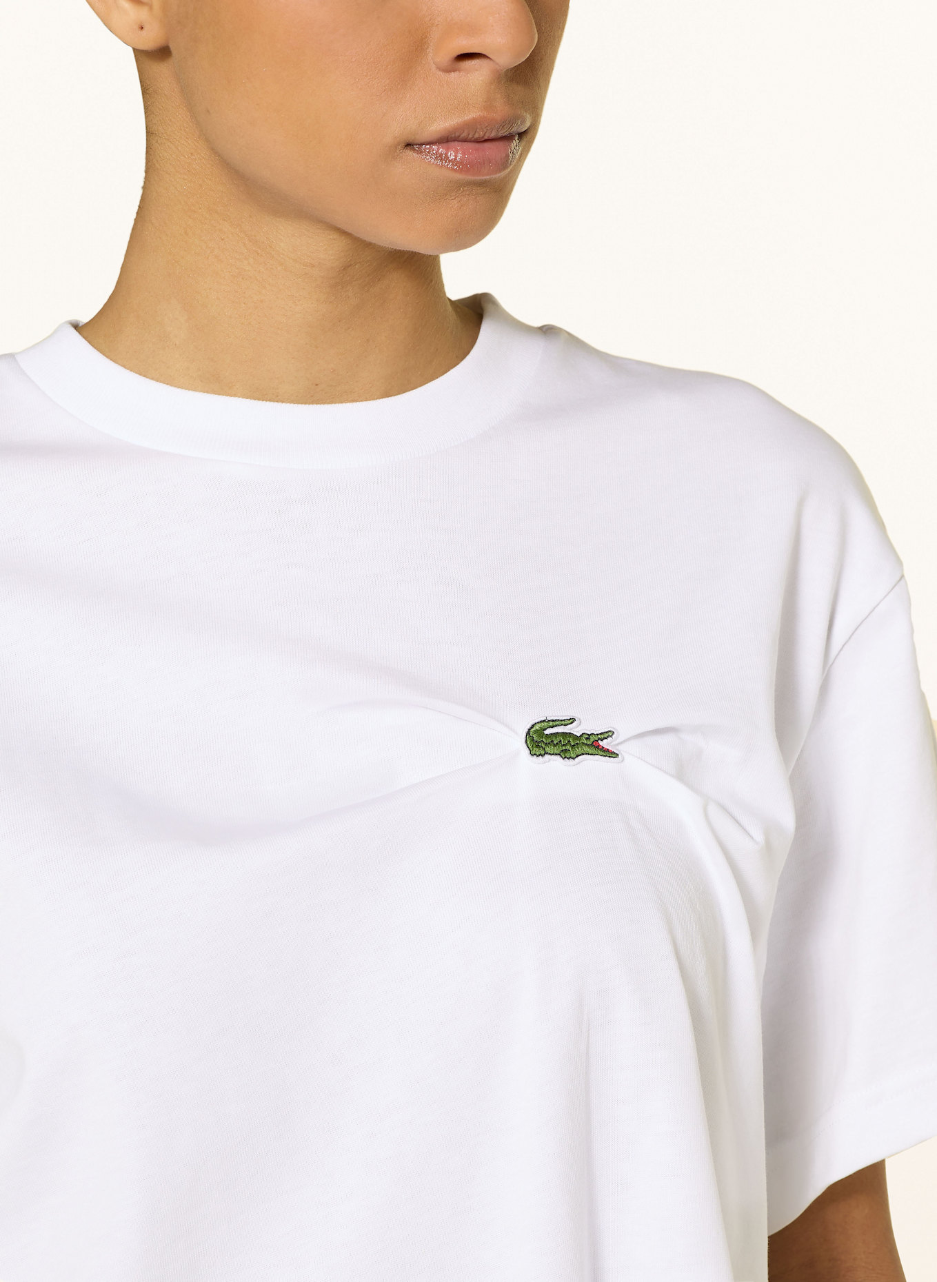 LACOSTE T-Shirt: WEISS