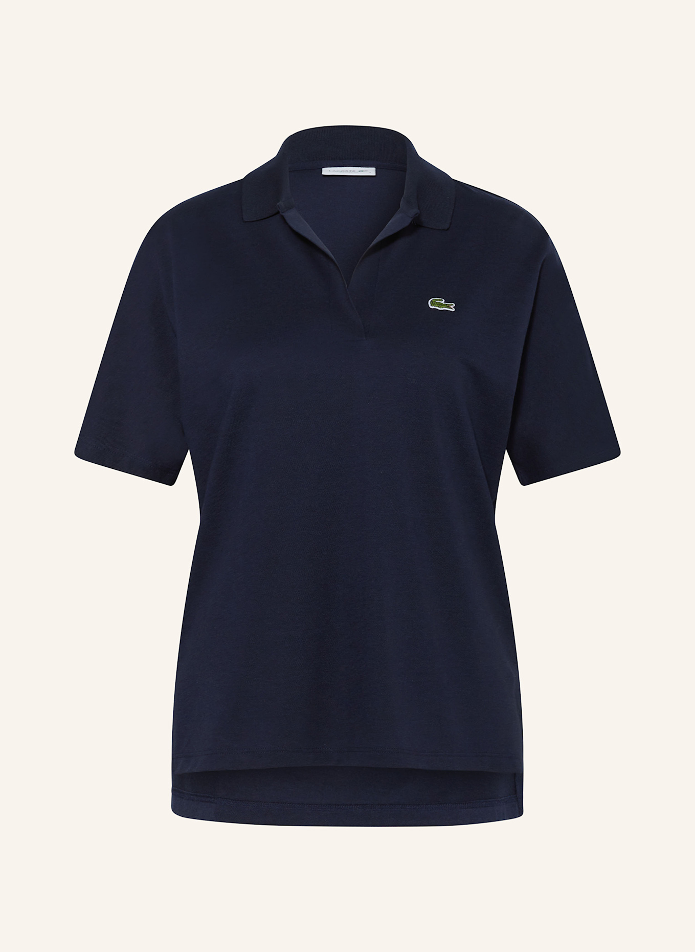 LACOSTE Piqué-Poloshirt: DUNKELBLAU