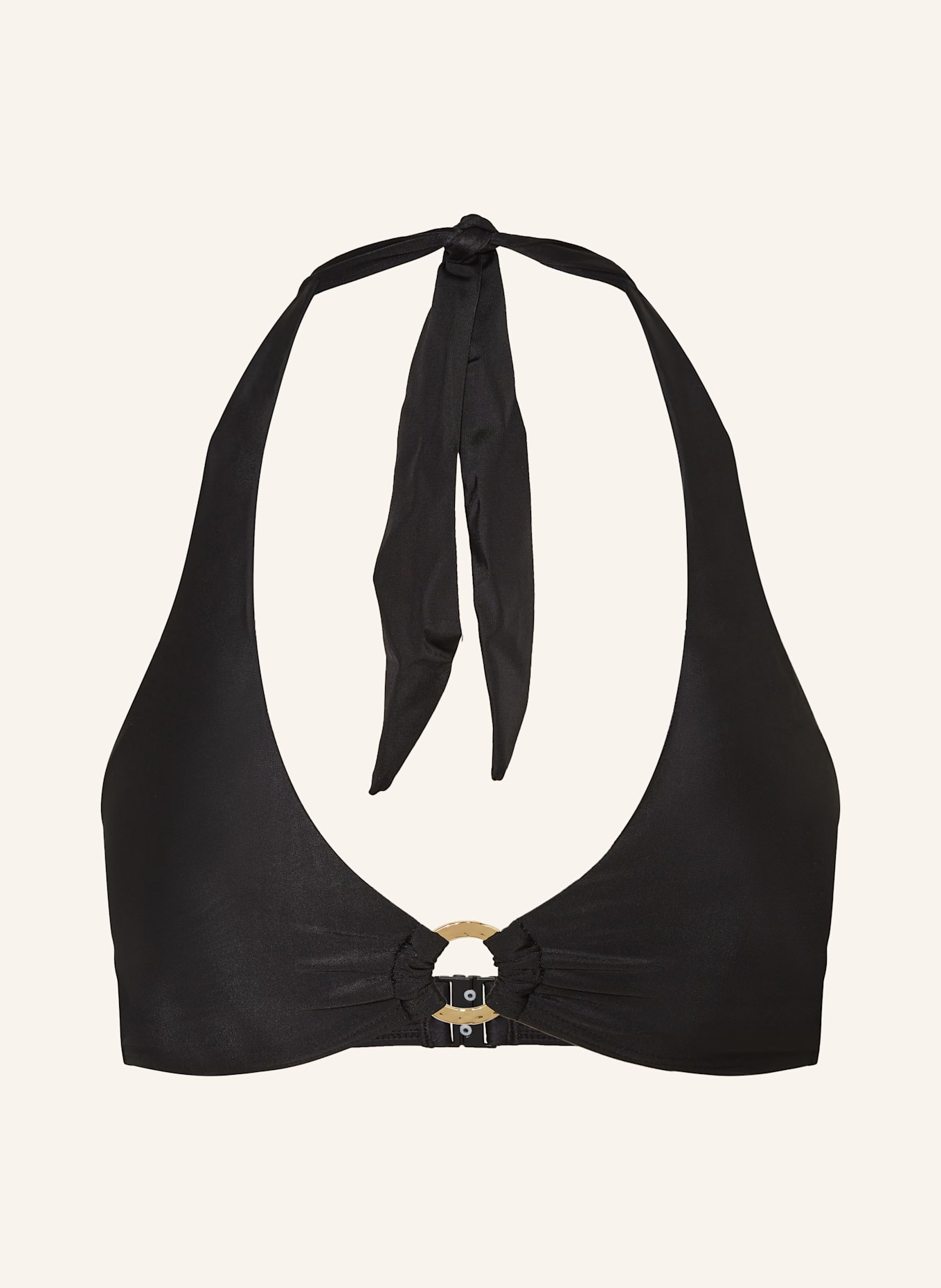 darling harbour Neckholder-Bikini-Top: 15 BLACK