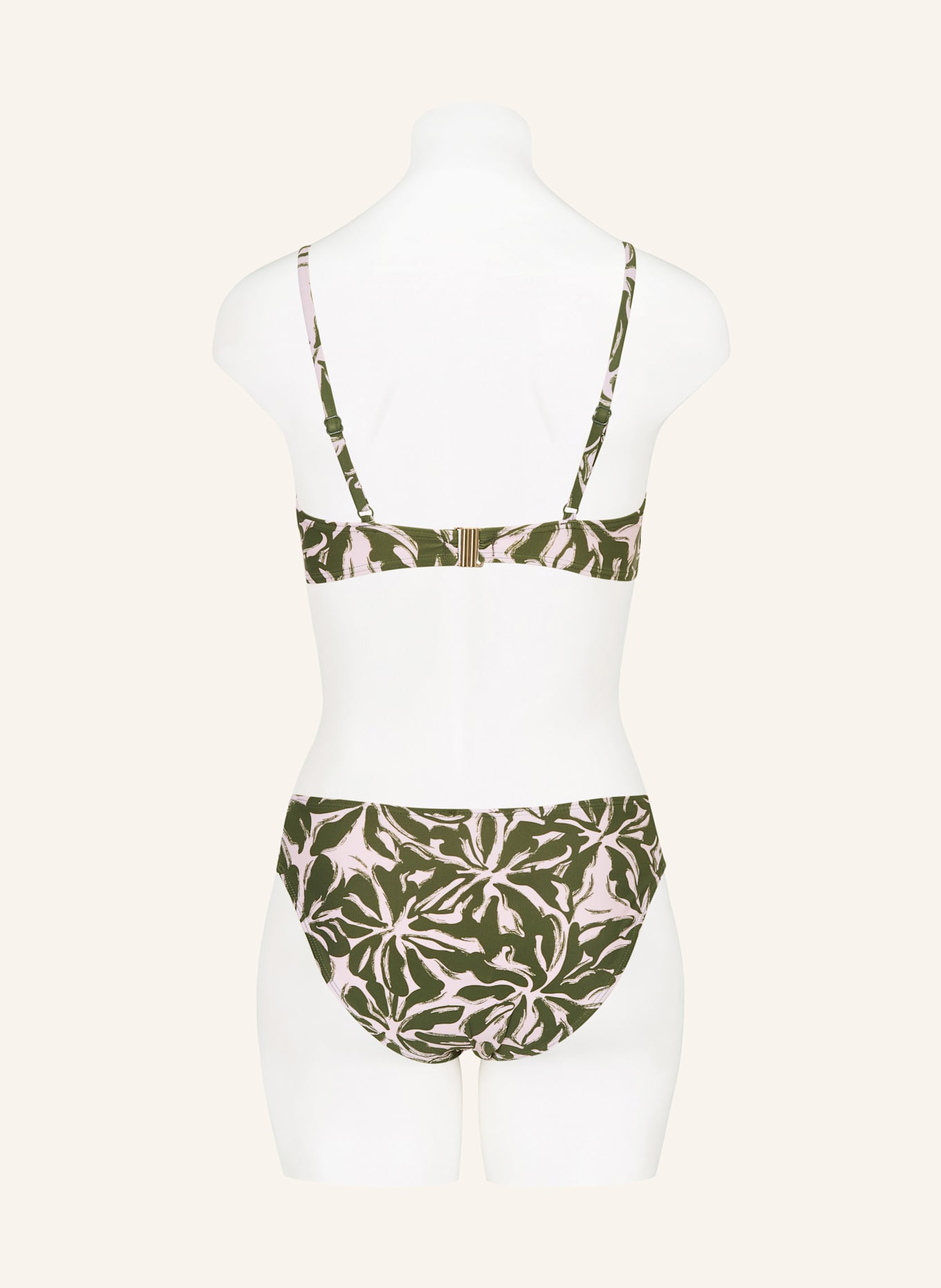 darling harbour Bügel-Bikini-Top: 46 MULTI-KHAKI