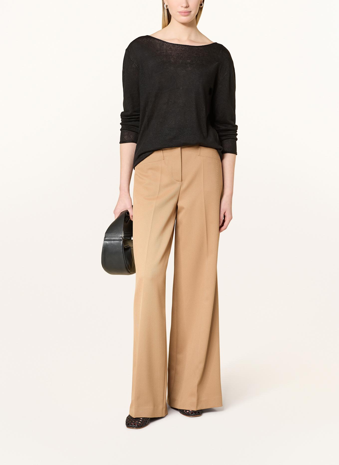 darling harbour Leinenpullover: SCHWARZ