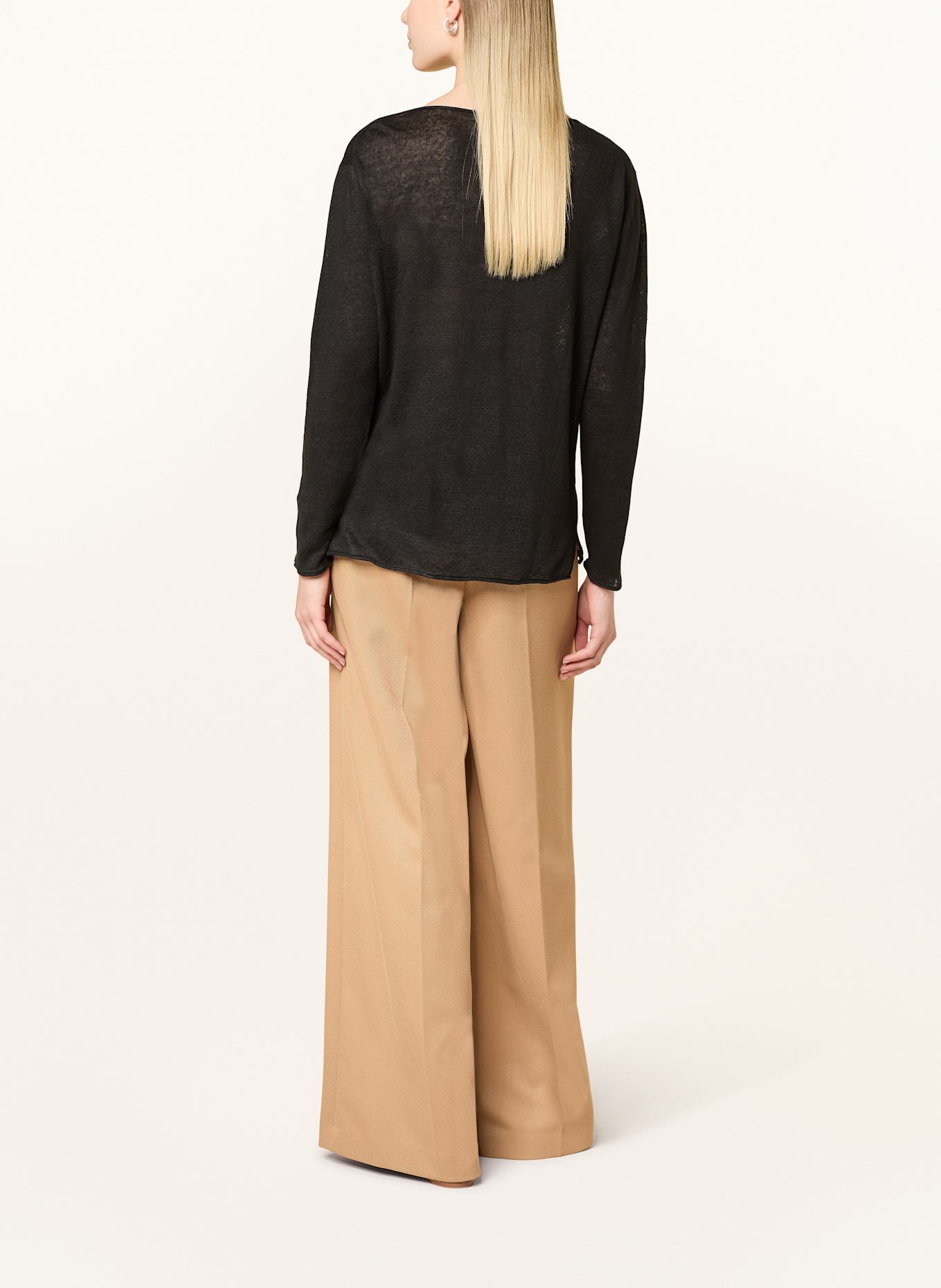 darling harbour Leinenpullover: SCHWARZ