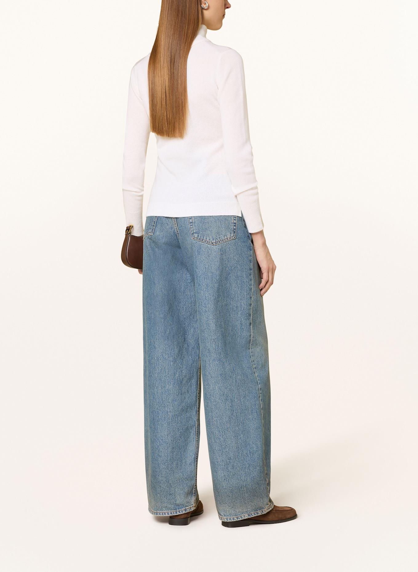 darling harbour Rollkragenpullover aus Cashmere: OFFWHITE