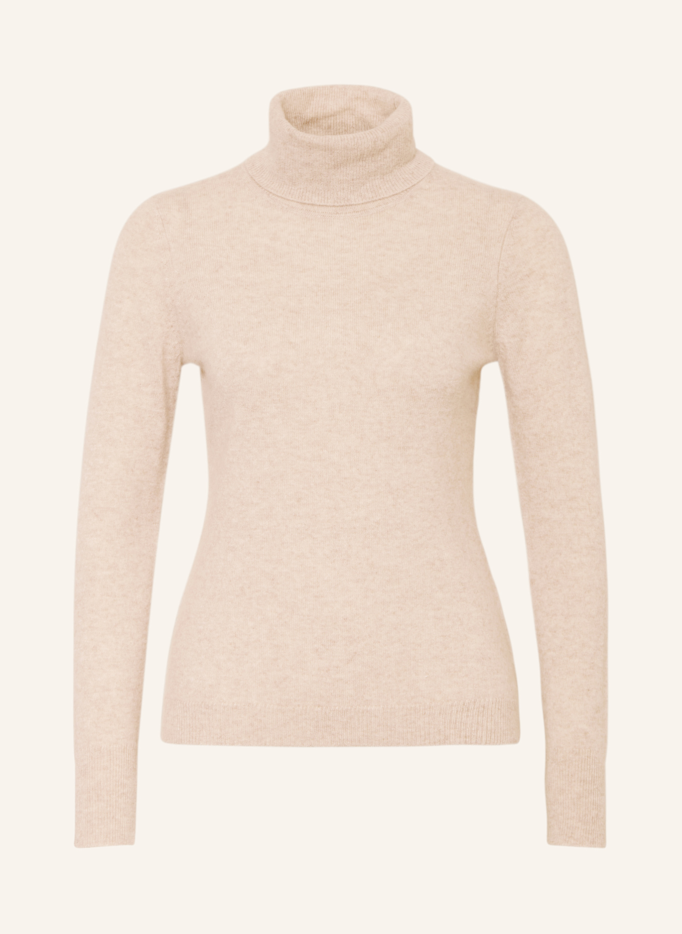 darling harbour Rollkragenpullover aus Cashmere: HAFER MELANGE
