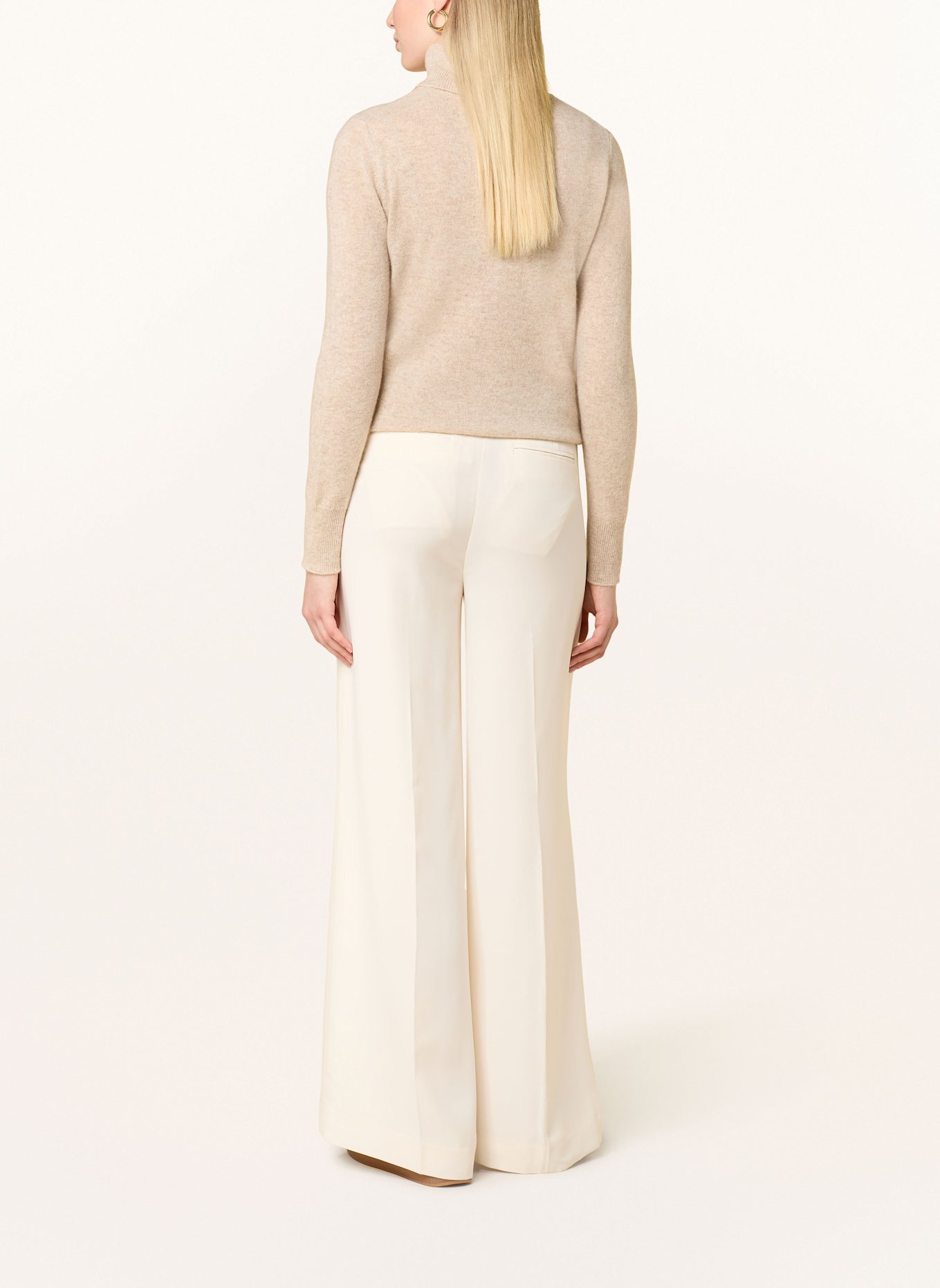 darling harbour Rollkragenpullover aus Cashmere: HAFER MELANGE