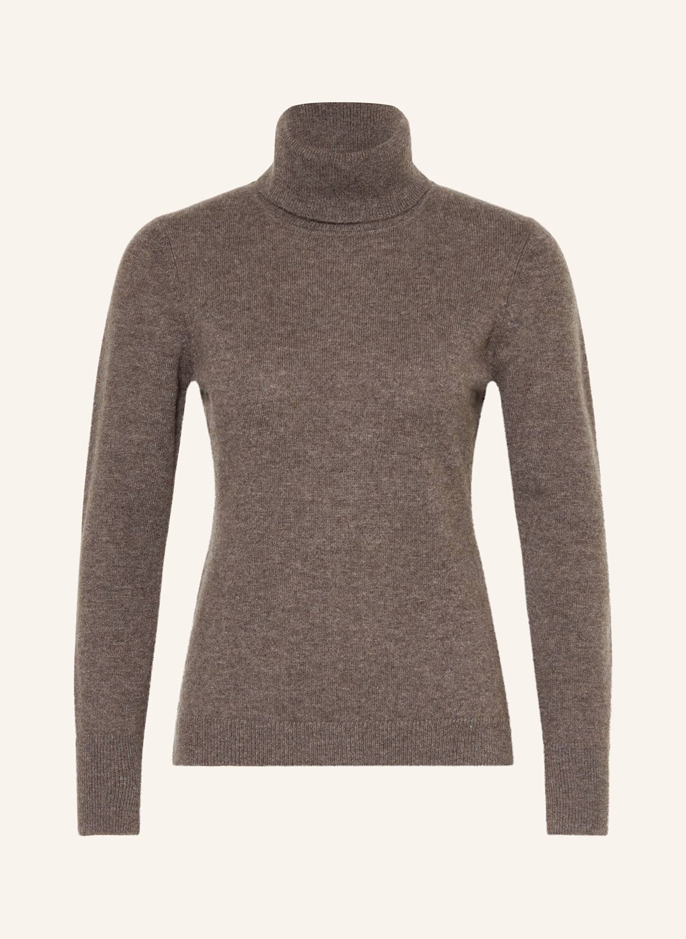 darling harbour Rollkragenpullover aus Cashmere: TRÜFFEL MELANGE