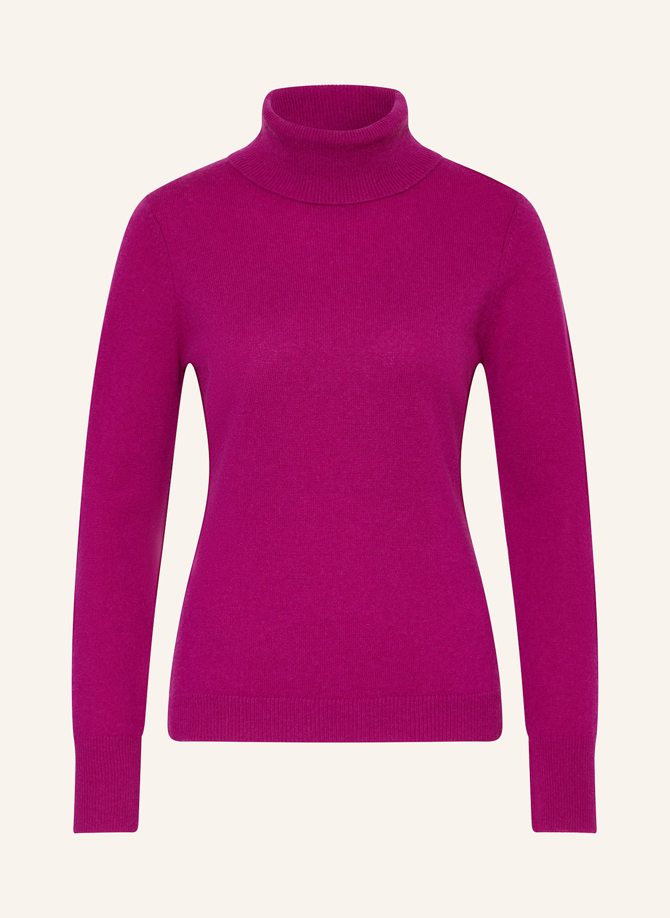 darling harbour Rollkragenpullover aus Cashmere: FUCHSIA