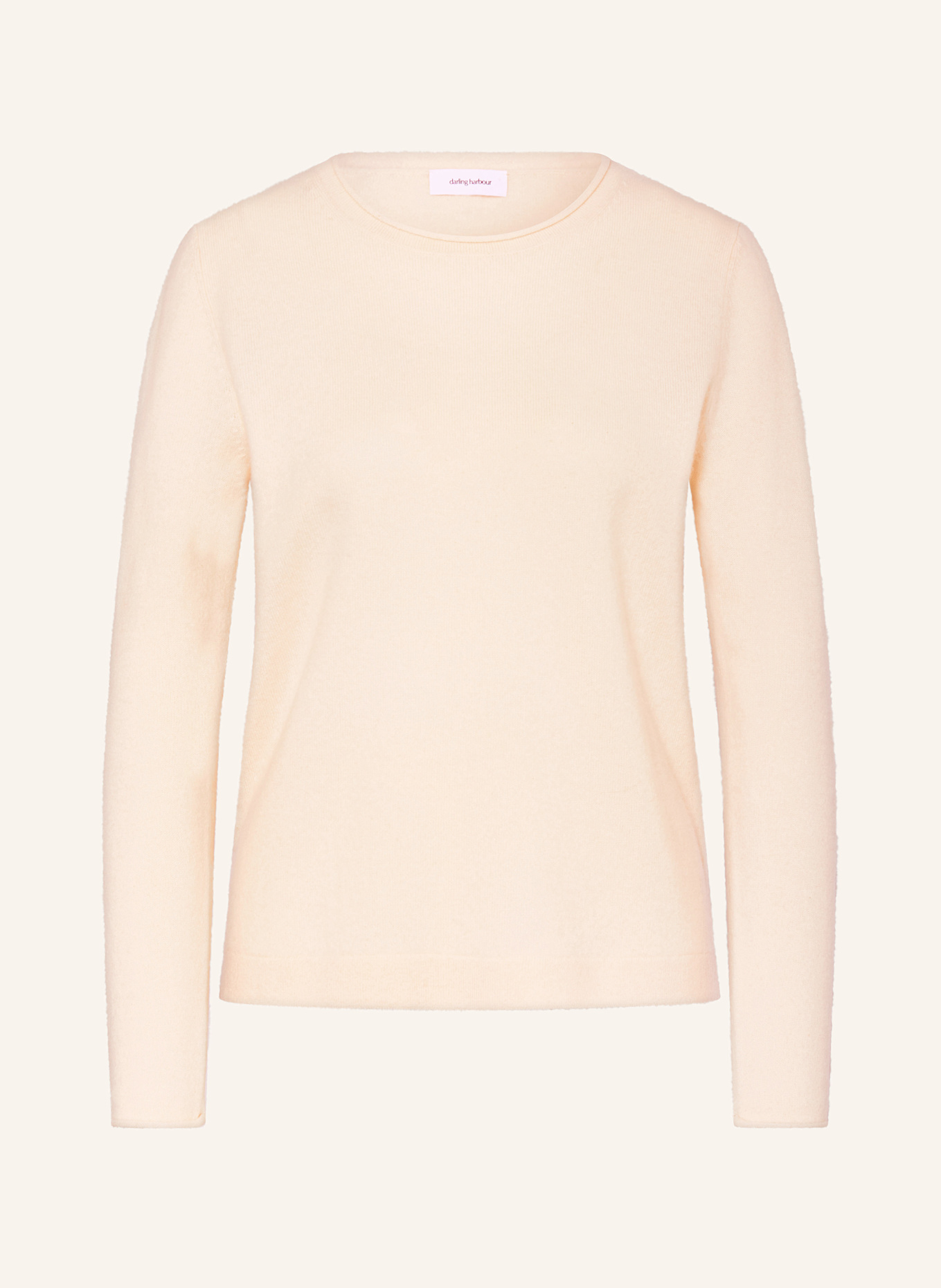 darling harbour Cashmere-Pullover: ECRU