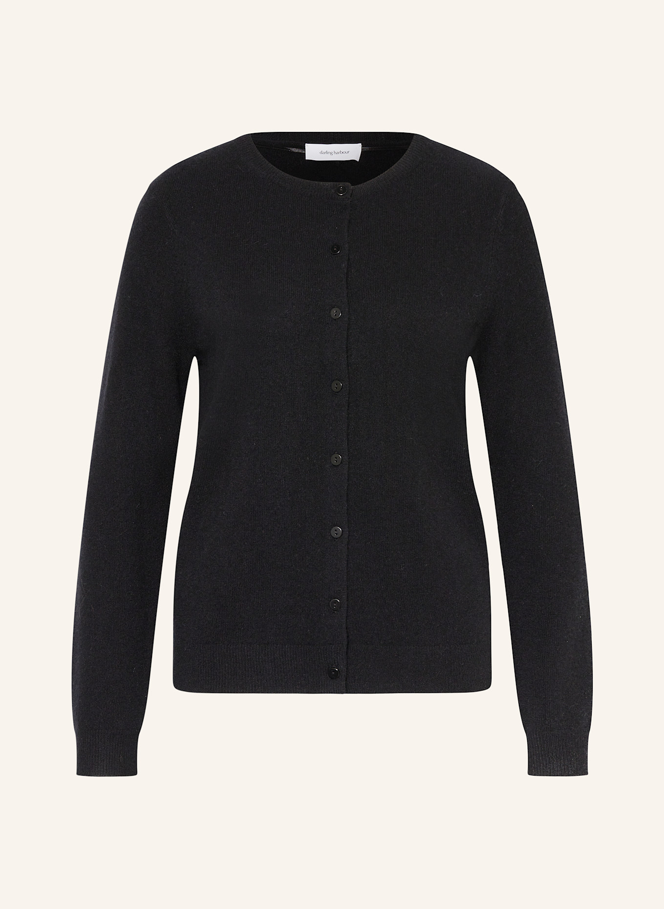 darling harbour Strickjacke aus Cashmere: SCHWARZ
