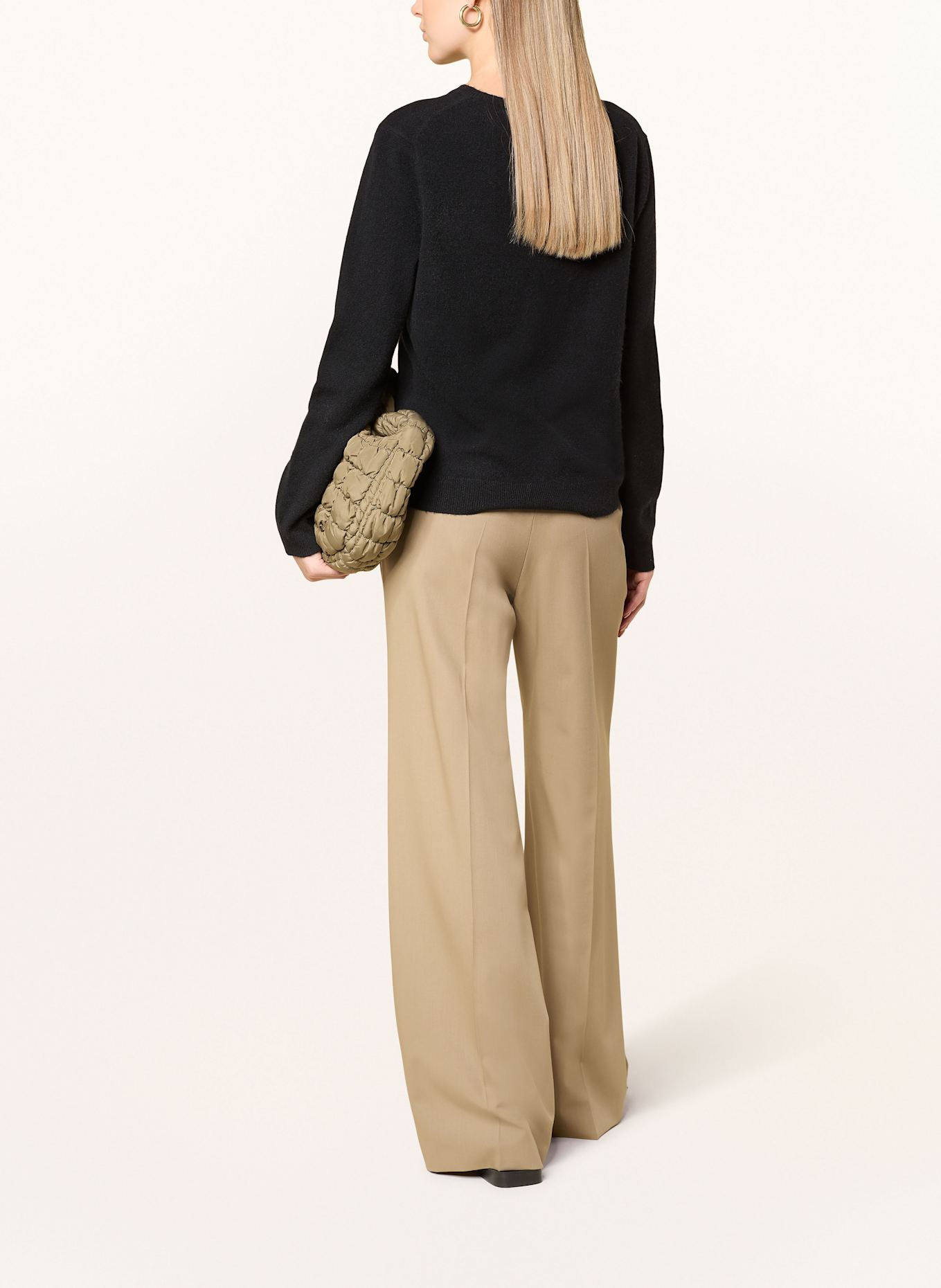 darling harbour Strickjacke aus Cashmere: SCHWARZ