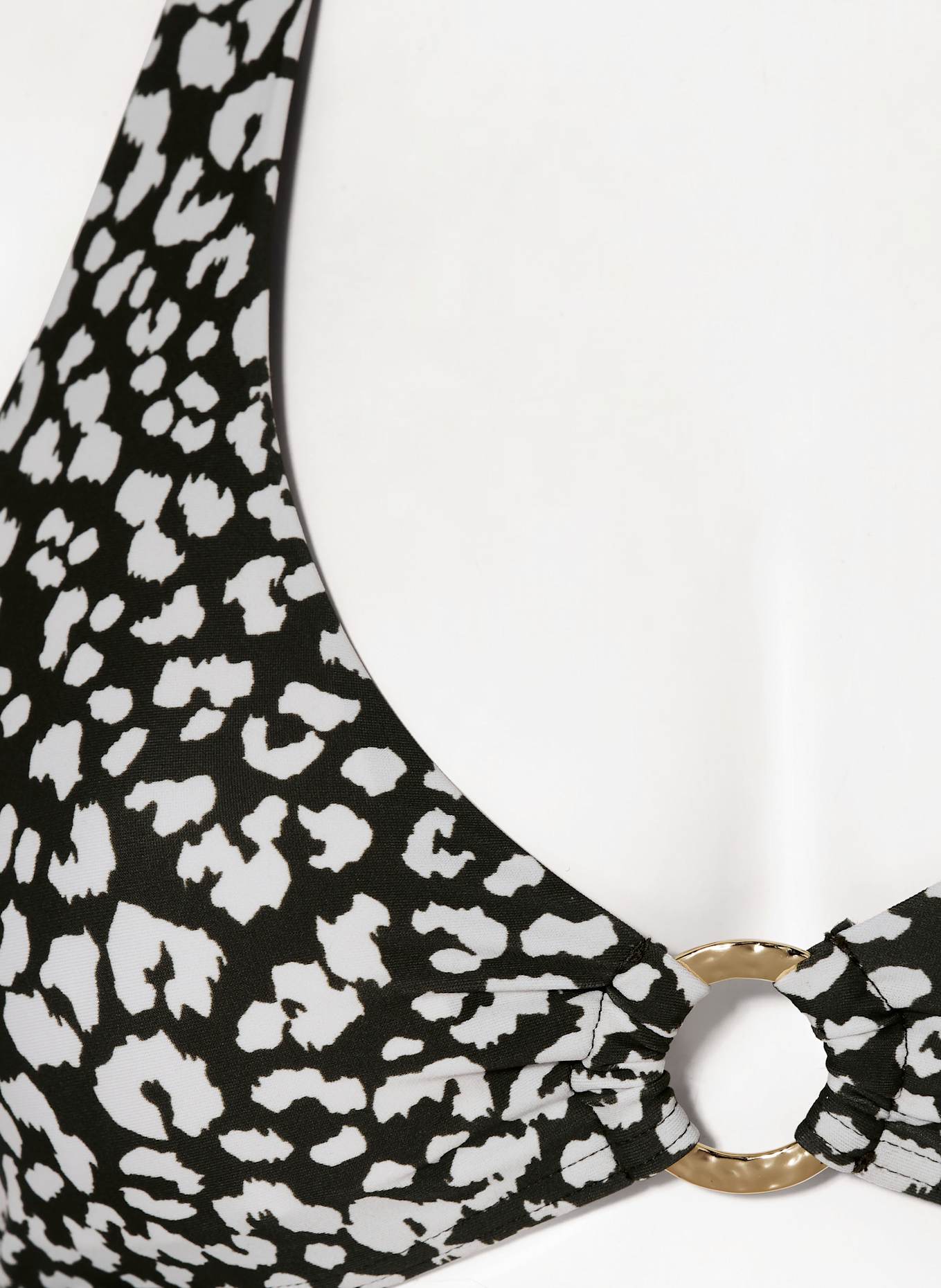 darling harbour Neckholder-Bikini-Top: 17 SCHWARZWEISS