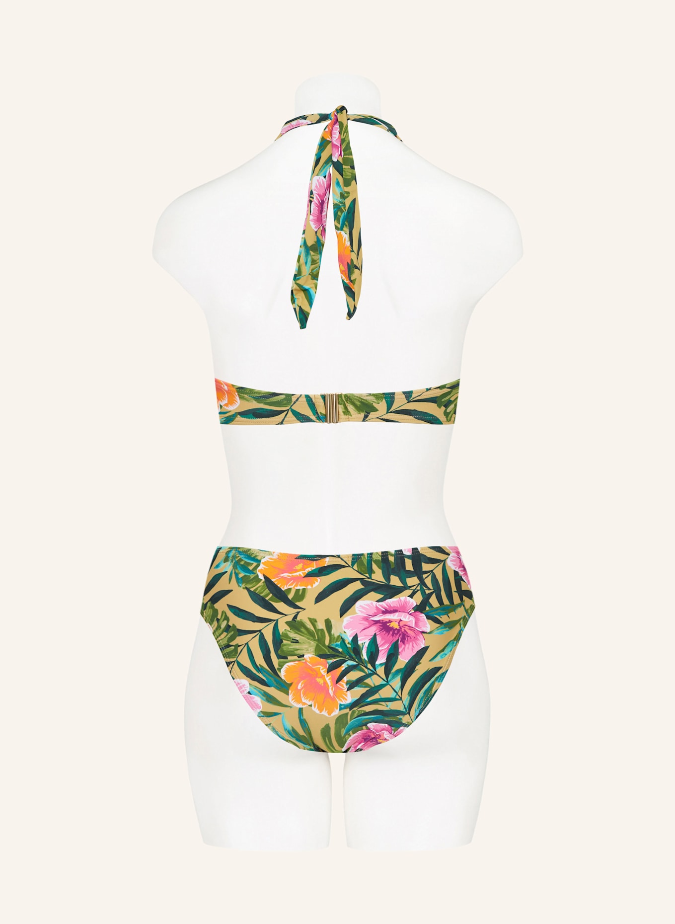 darling harbour Neckholder-Bikini-Top: 41 MULLTI-GRÜN
